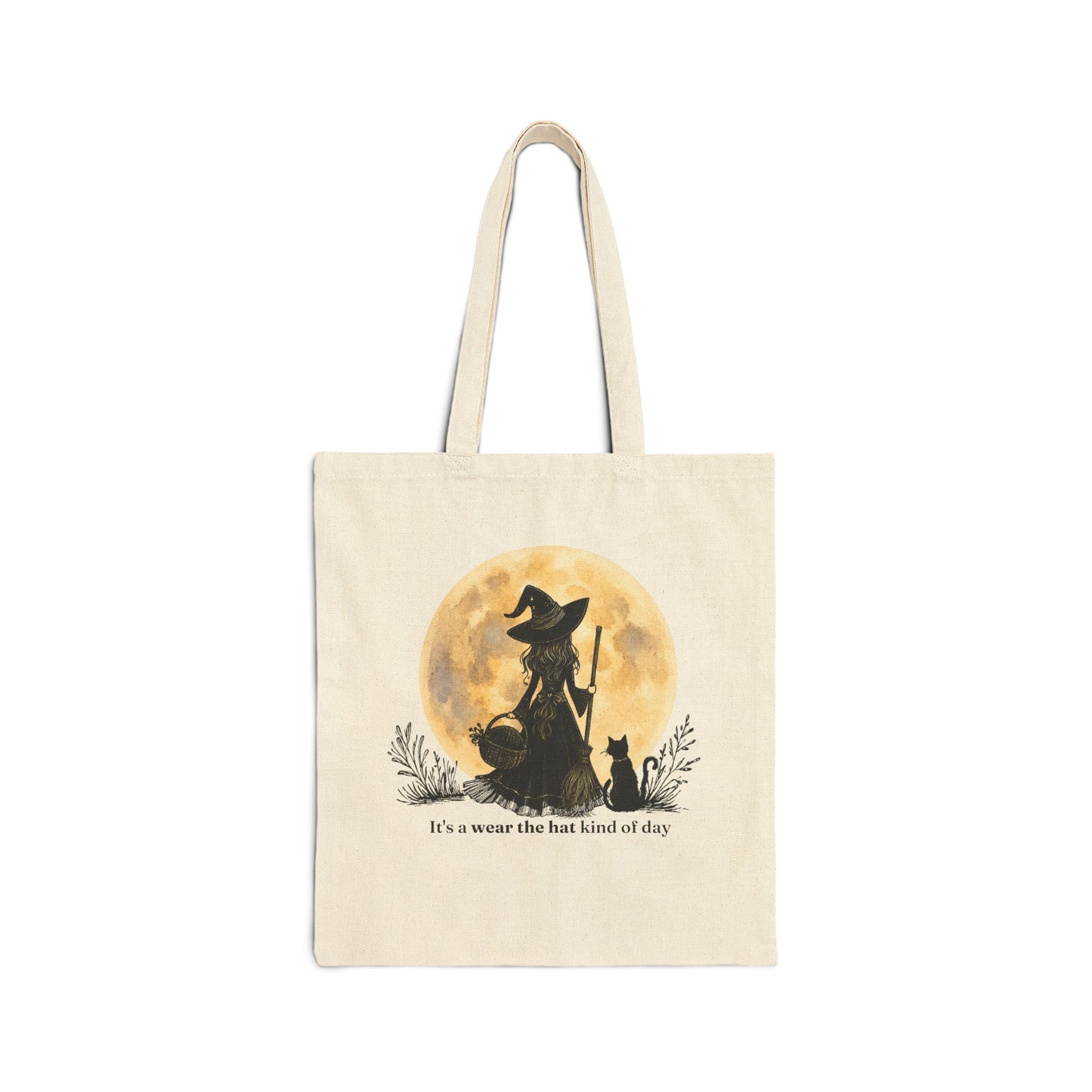 It’s a Wear the Hat Kind of Day Double-Sided Canvas Tote Bag