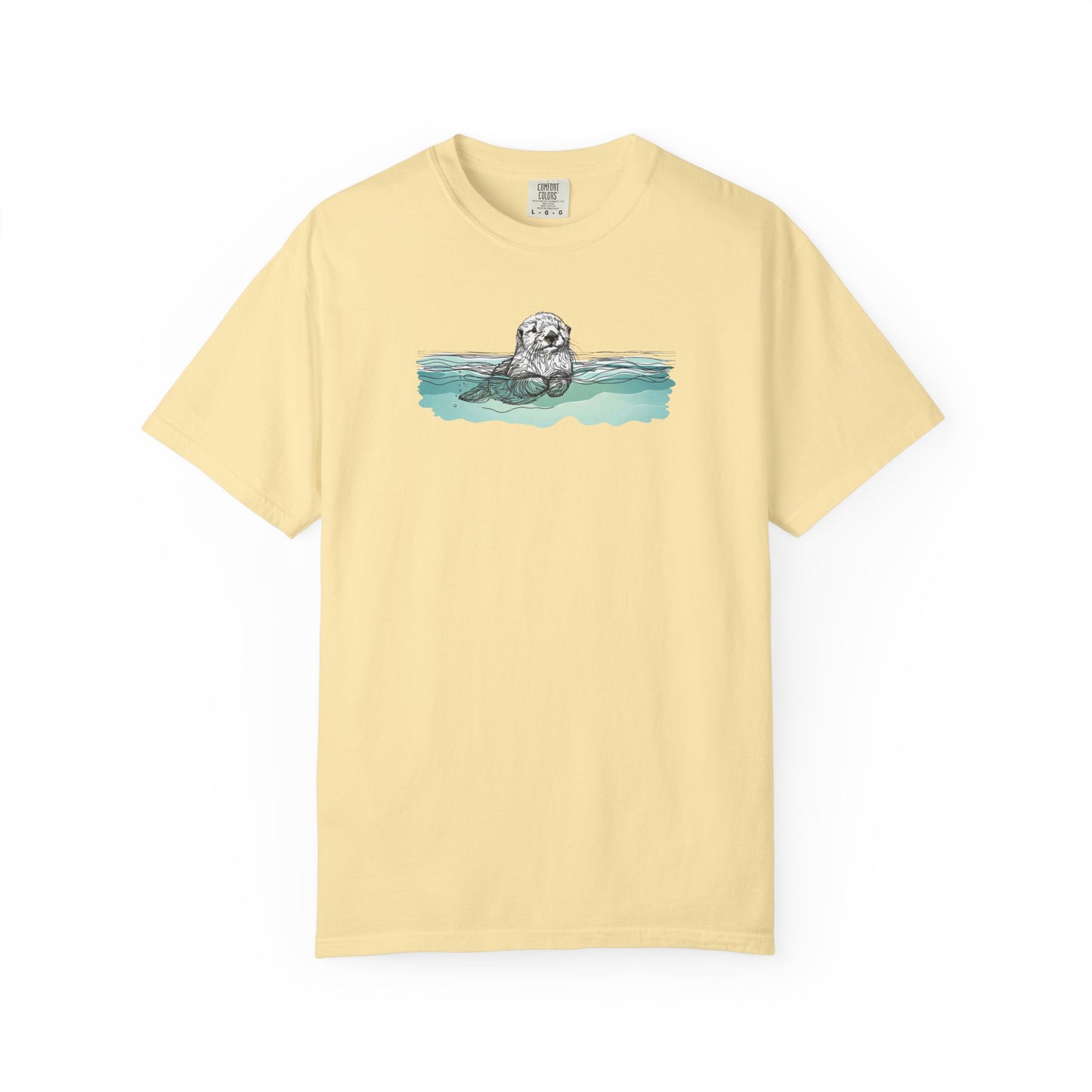 Otter in the Water Comfort Colors Tee