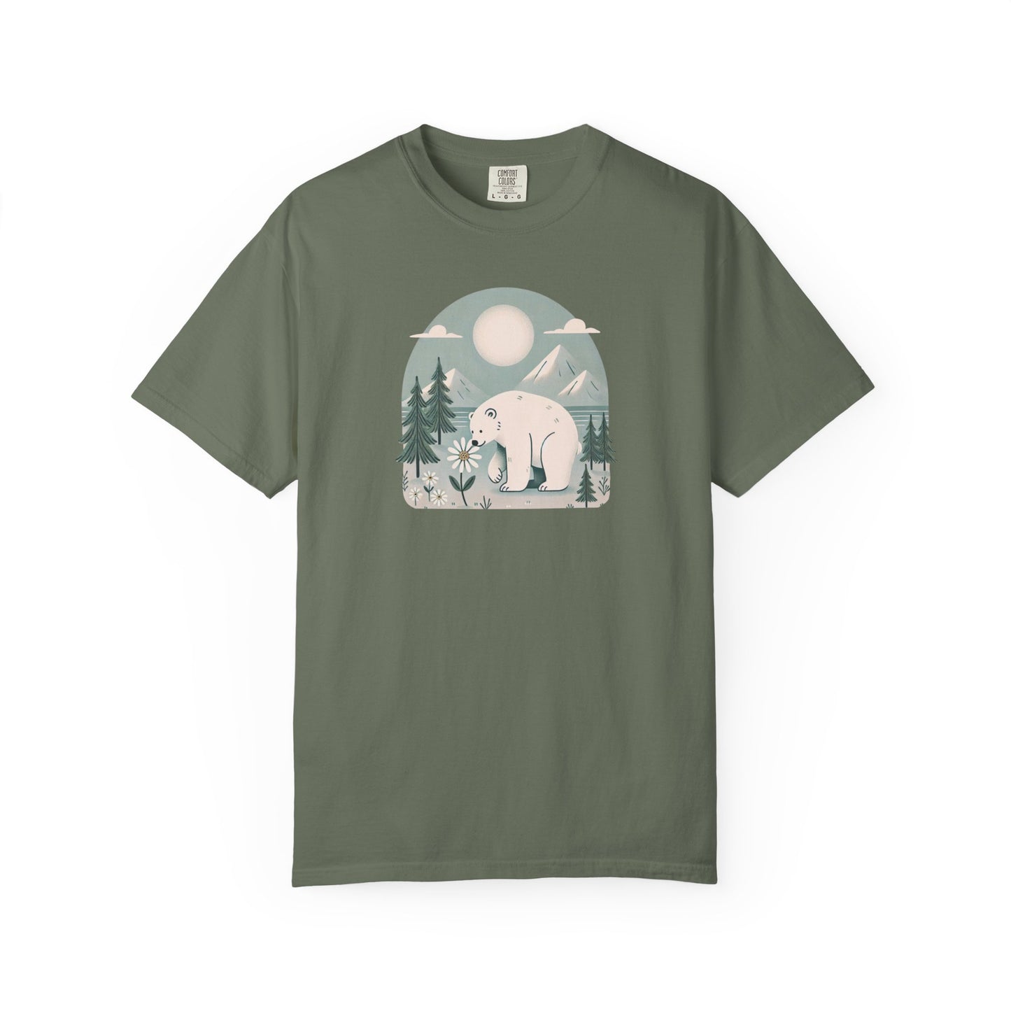 Polar Bear Meadow Comfort Colors Tee