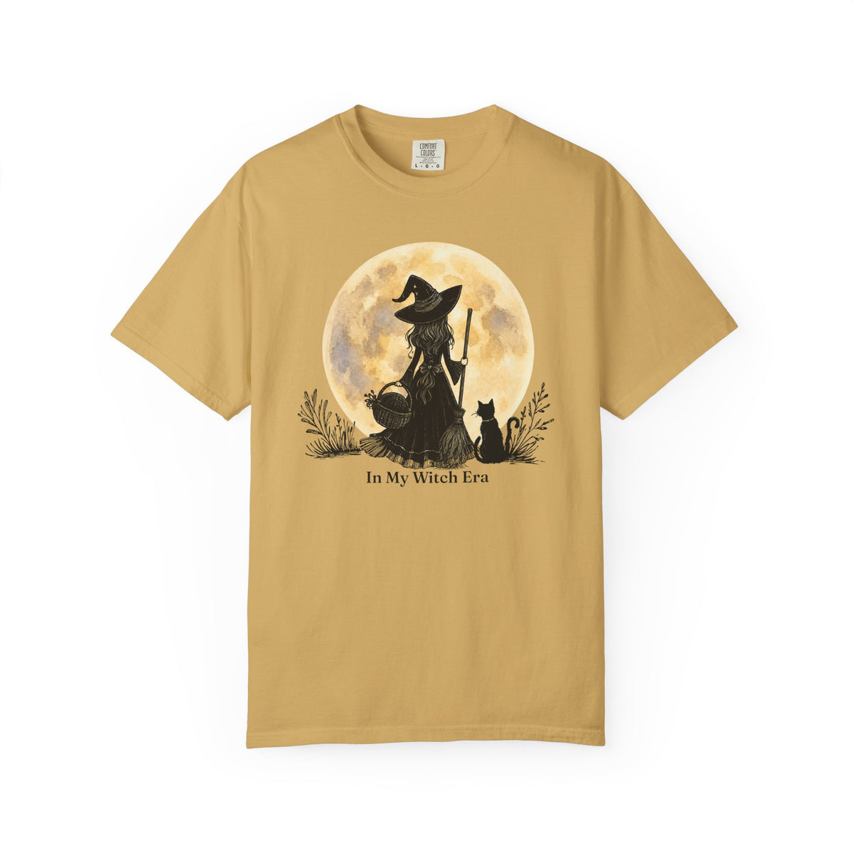 In My Witch Era Graphic Tee | Moon Witch Comfort Colors Shirt