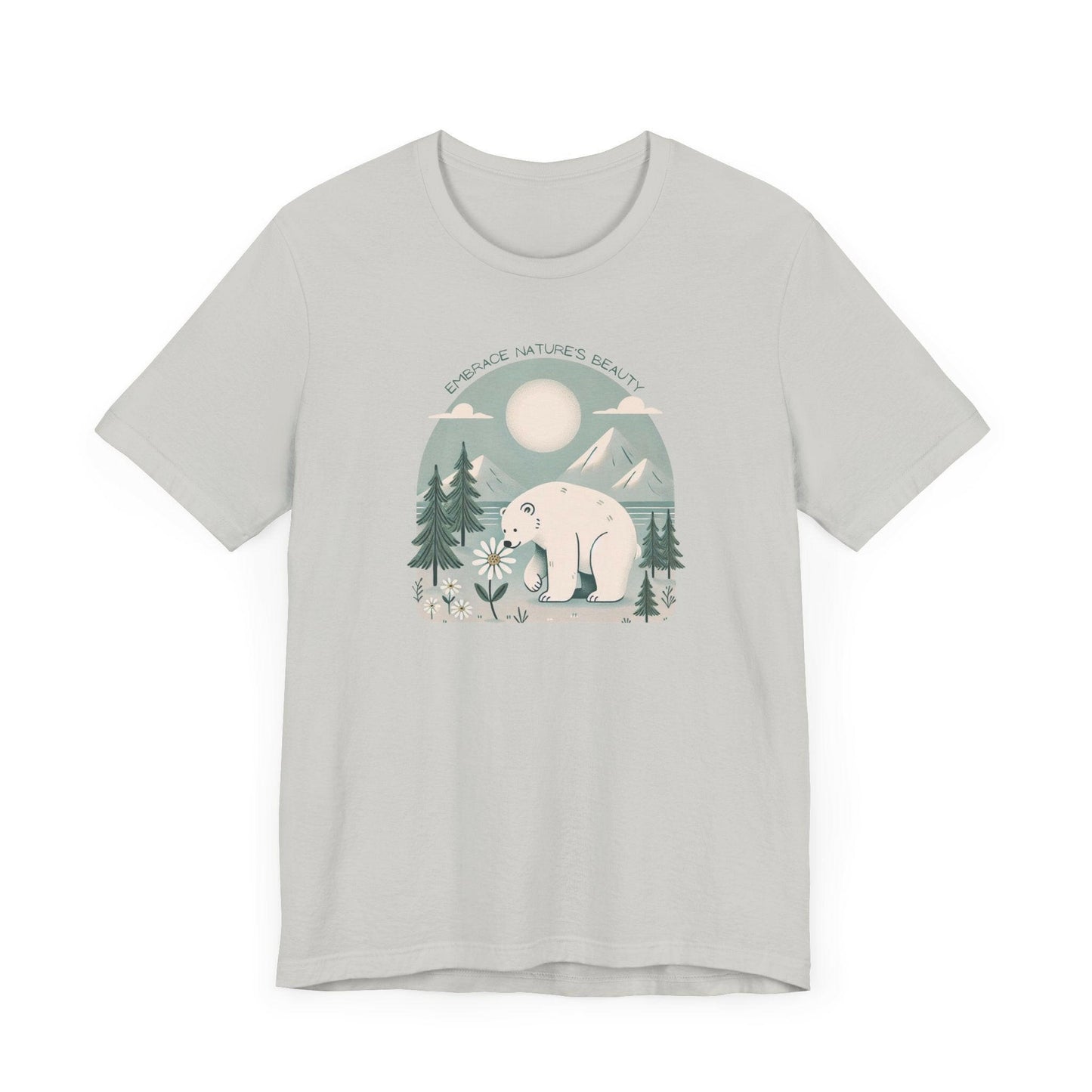 Nature Lover's Unisex Tee - 'Embrace Nature's Beauty' Graphic T-Shirt - Stompy Paws