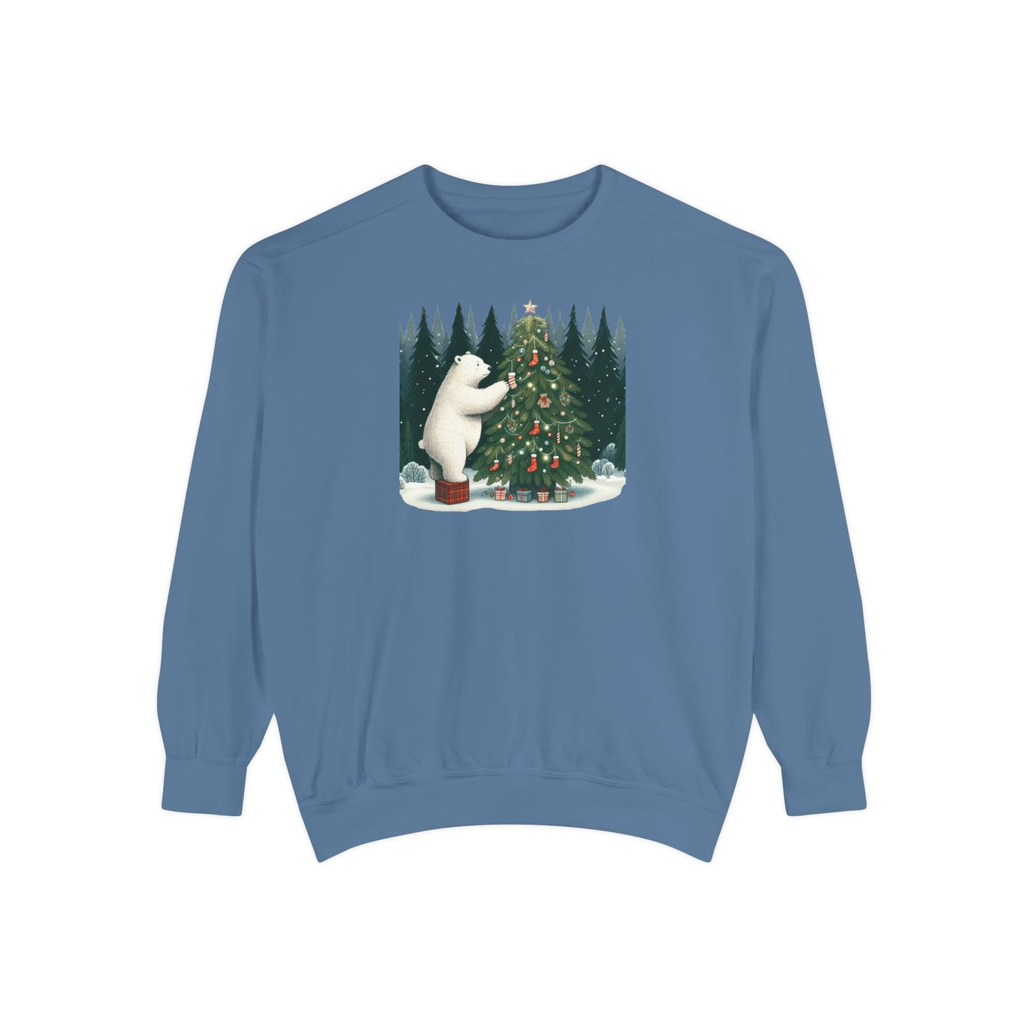 Alpine Christmas Polar Bear Sweatshirt