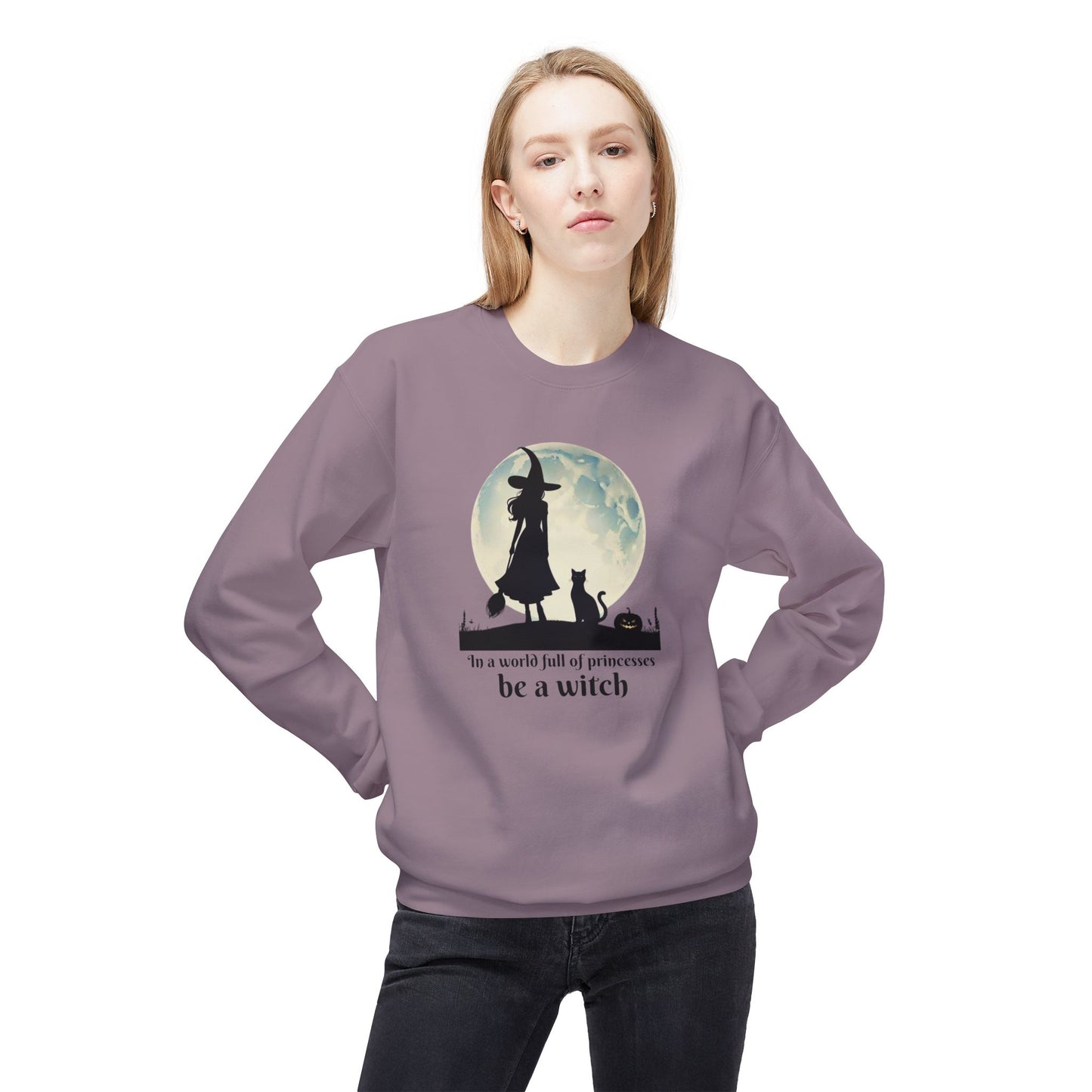 Be a Witch Sweatshirt | Halloween Midweight Crewneck