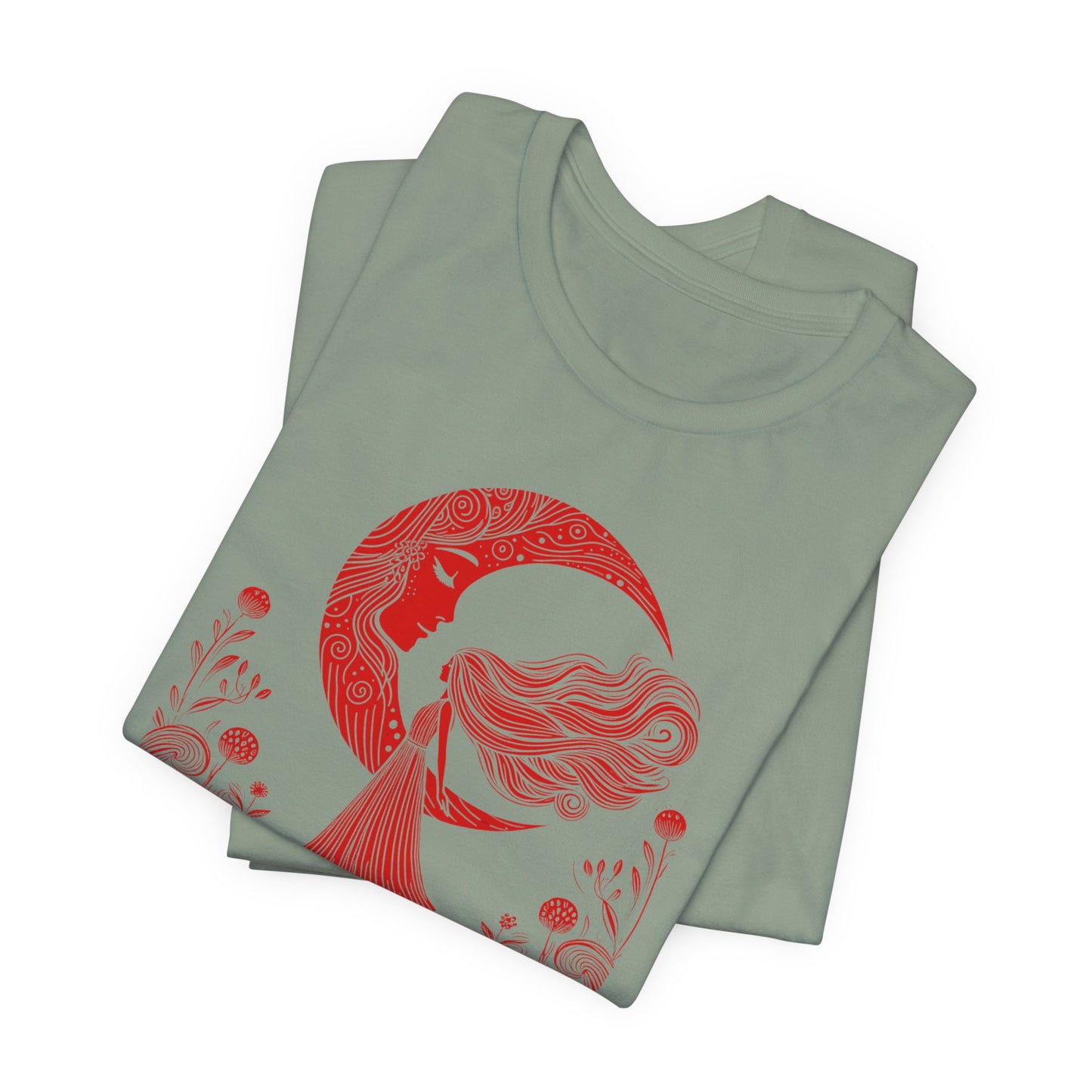The Weight of Silence Celestial Art T-Shirt | Storybook Den