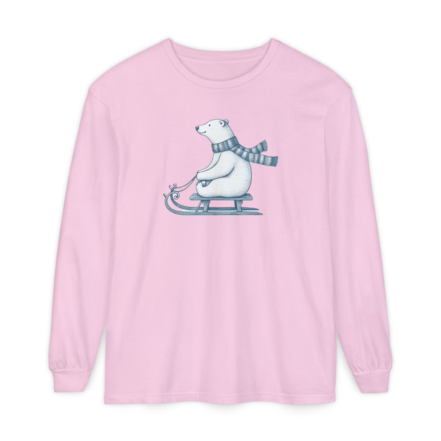 Sledding Polar Bear Heritage Long Sleeve | Polar Den Edition