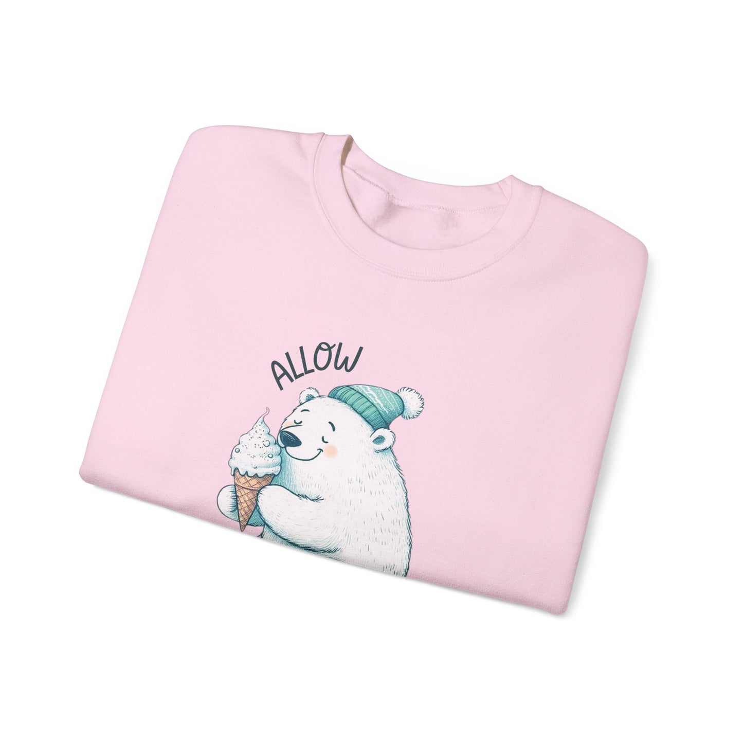 Allow Yourself Joy Polar Bear Sweatshirt