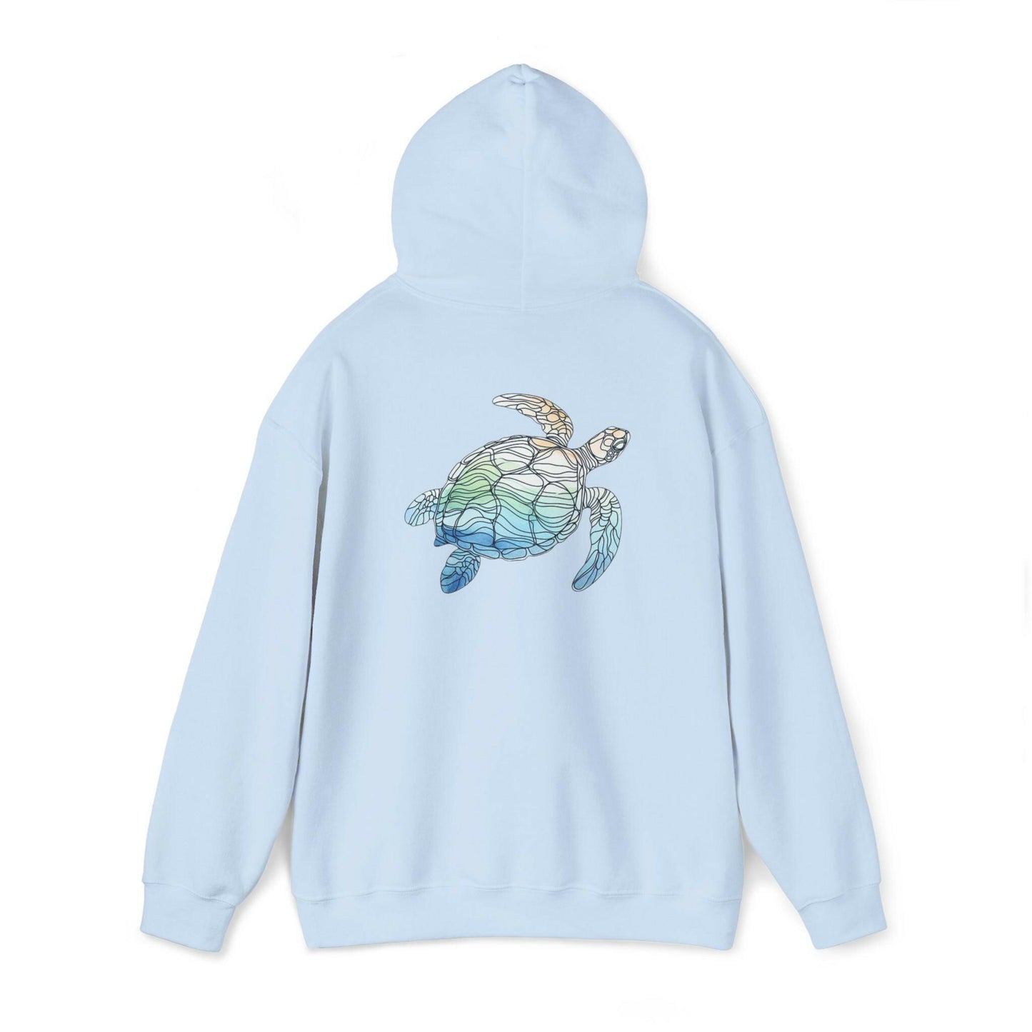 Serene Sea Turtle Hoodie - Oceanic Unisex Sweatshirt