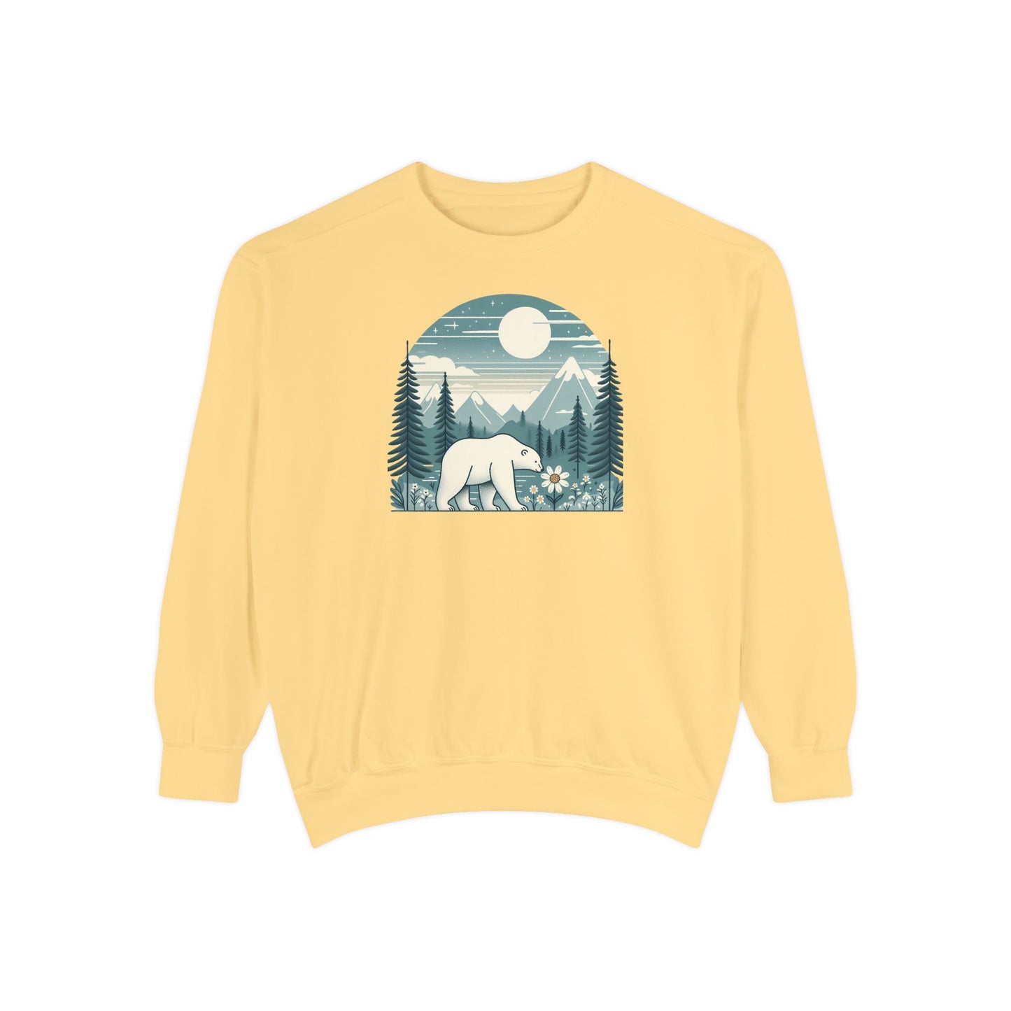 Solstice Polar Bear Comfort Colors Sweatshirt