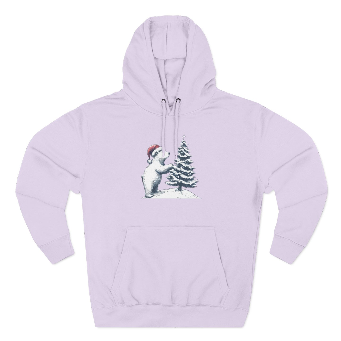 Polar Bear Christmas Tree Hoodie