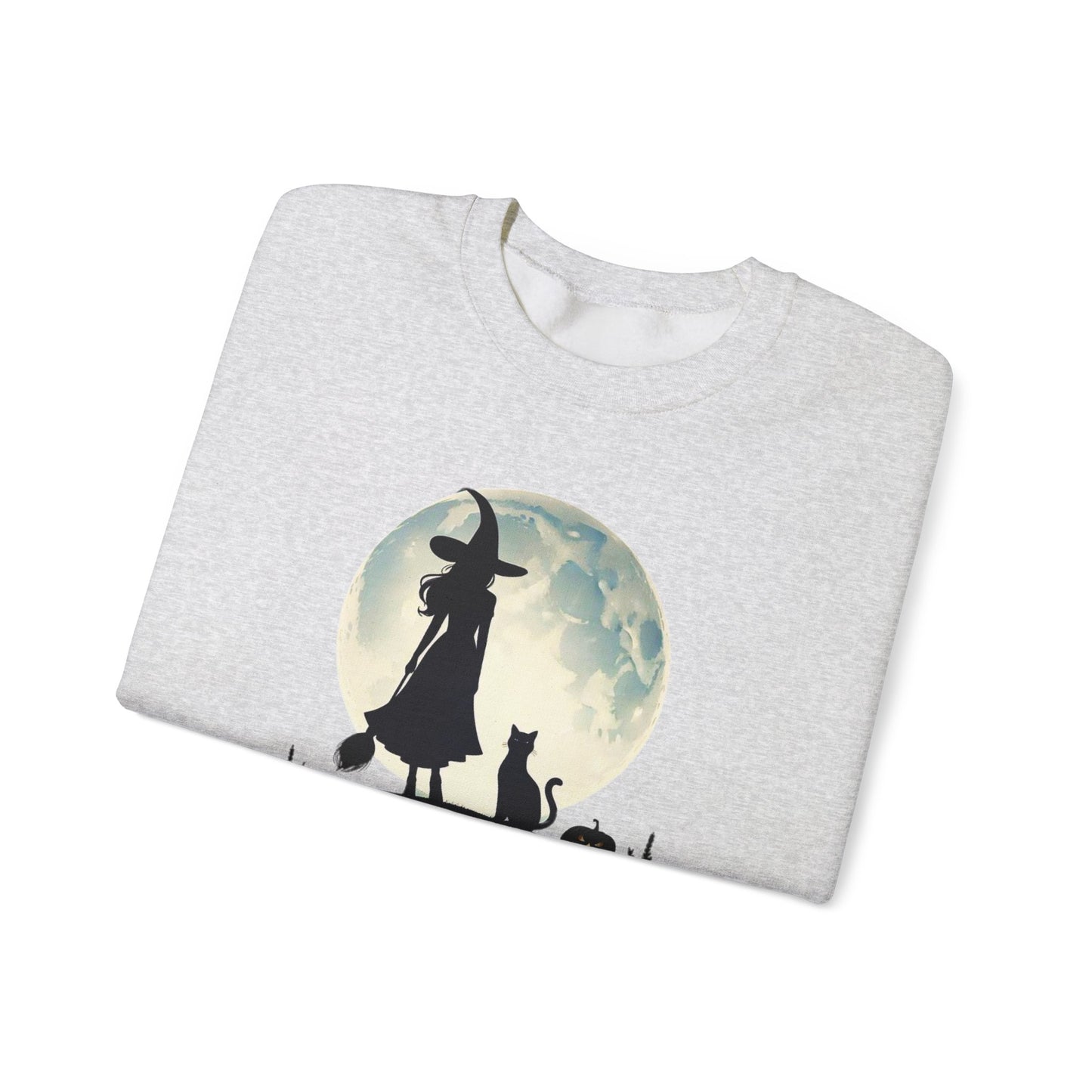 Witch's Moonlight Silhouette Sweatshirt | Mystic Den Edition