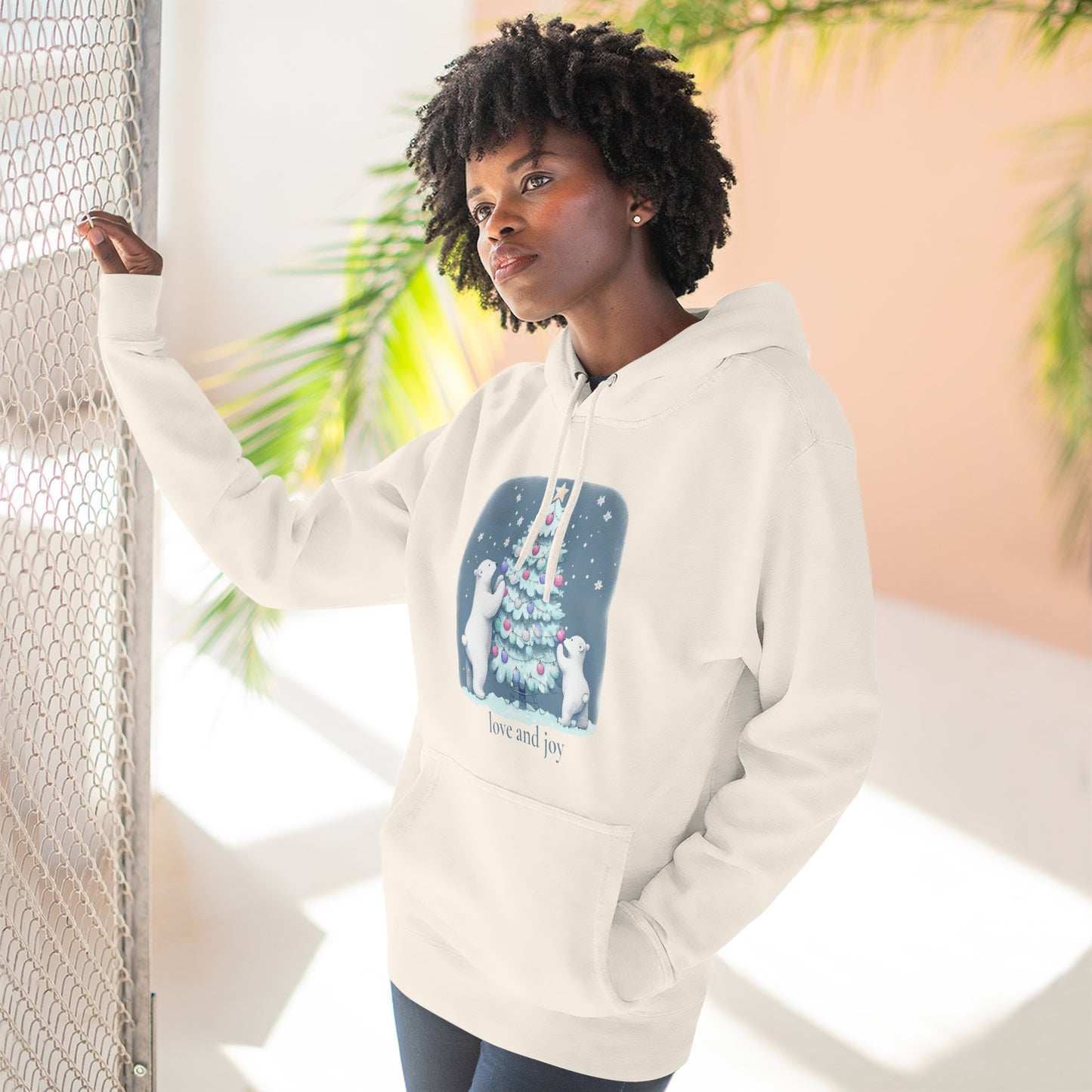 Love and Joy Polar Bears Hoodie
