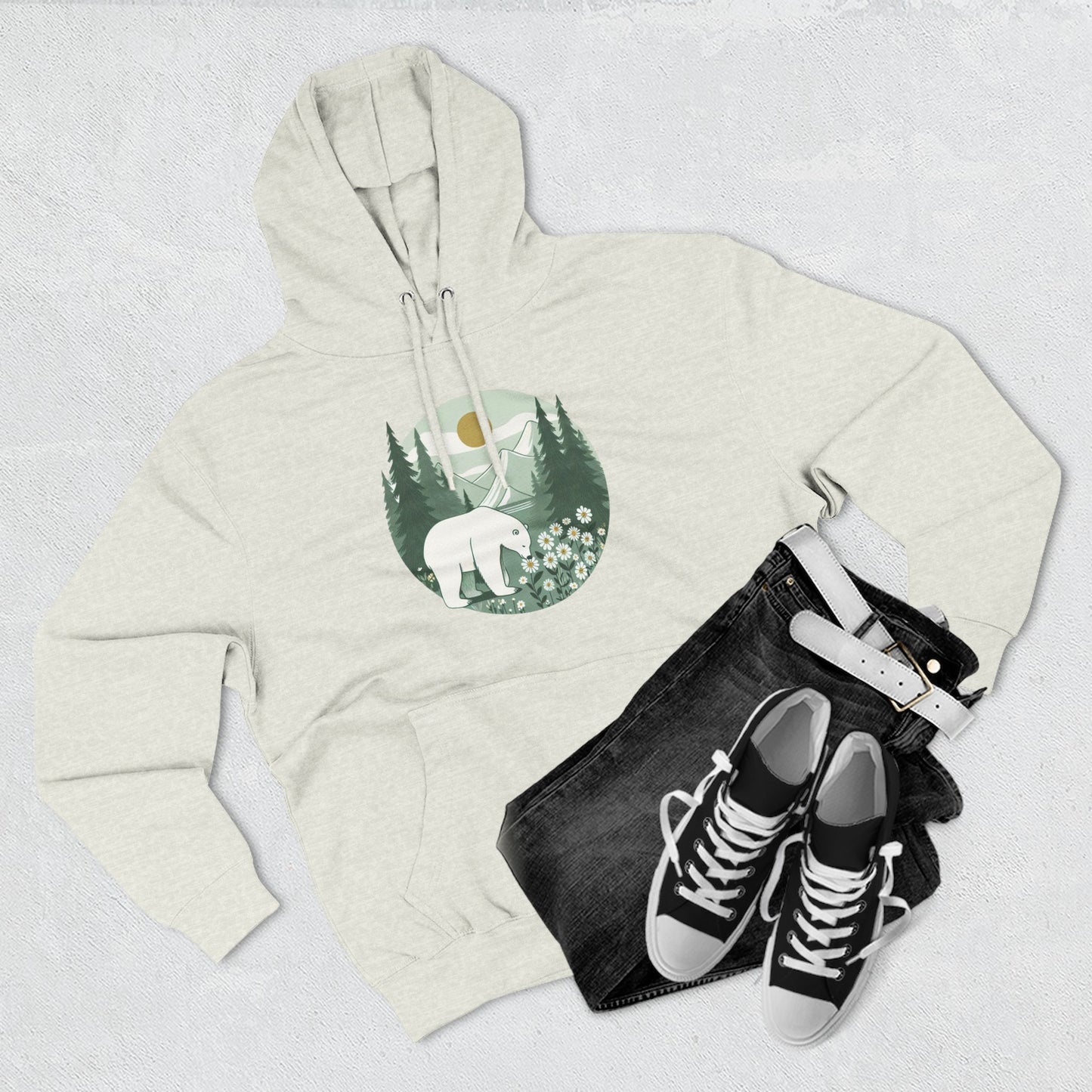 Polar Bear Mountain Meadow Hoodie