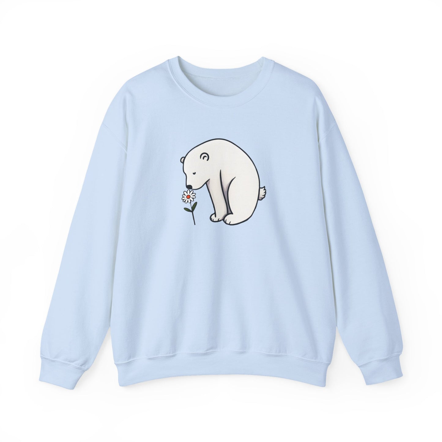 Polar Bear Daisy Sweatshirt | Polar Den Edition