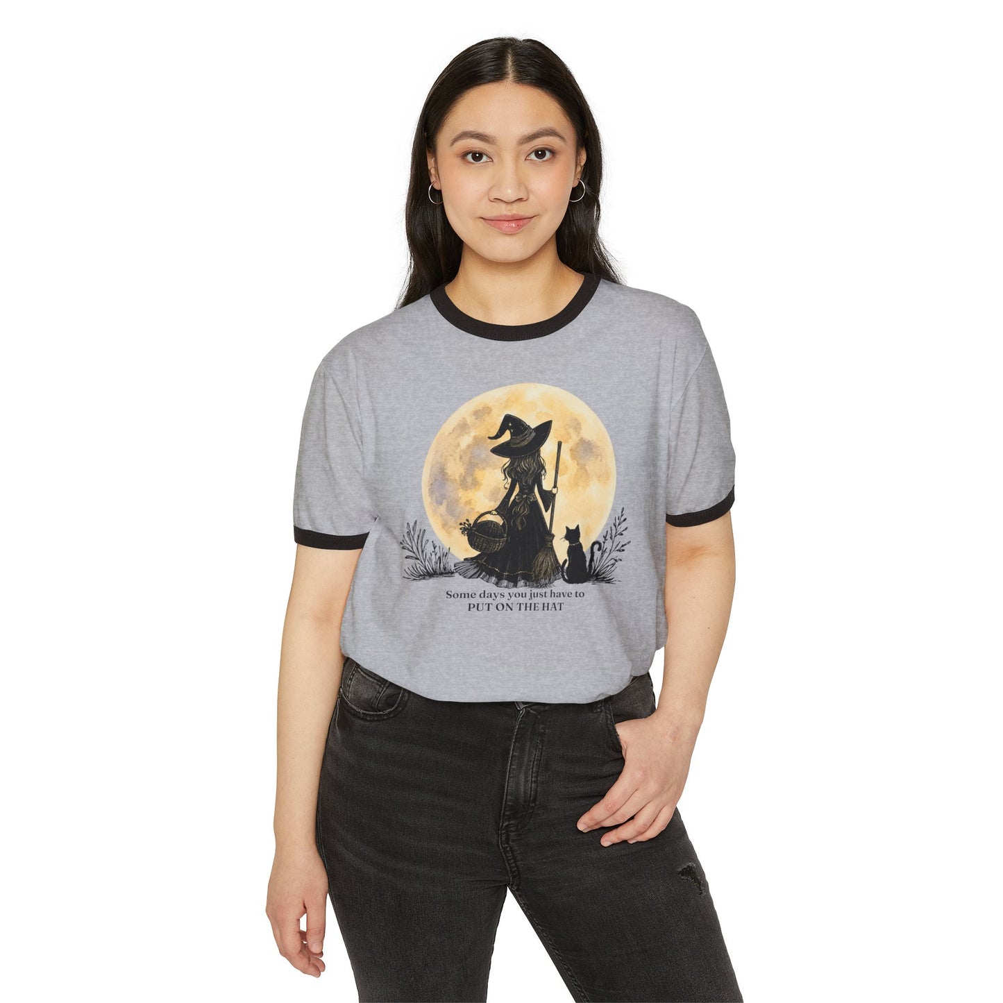 Some Days You Just Have to Put on the Hat | Comfort Colors® Witch Graphic T-Shirt