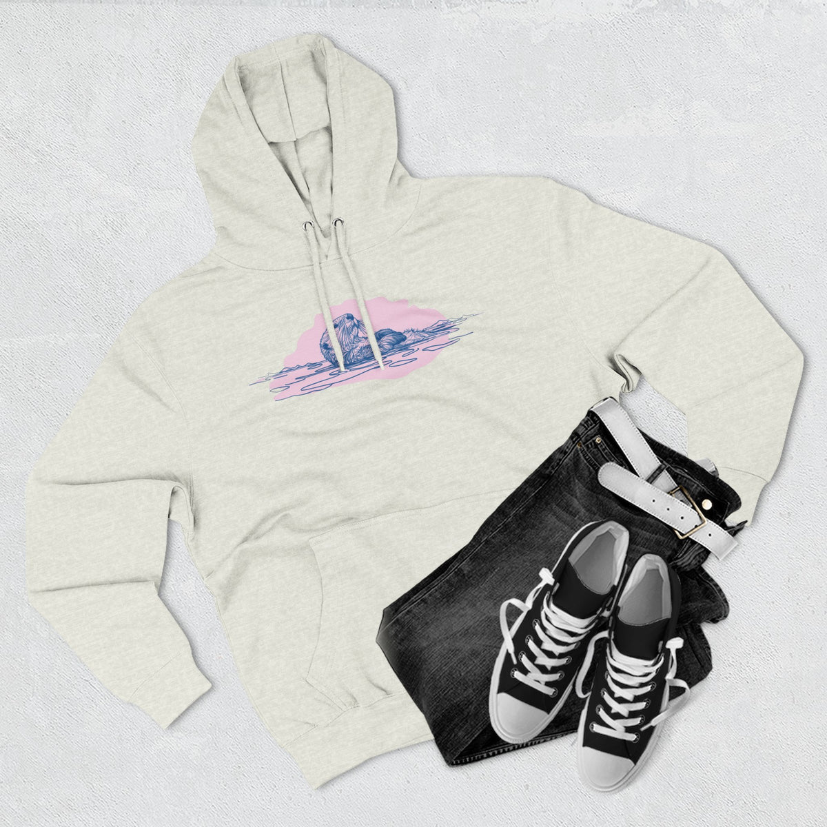 Sea Otter Hoodie | Floating Otter Hoodie