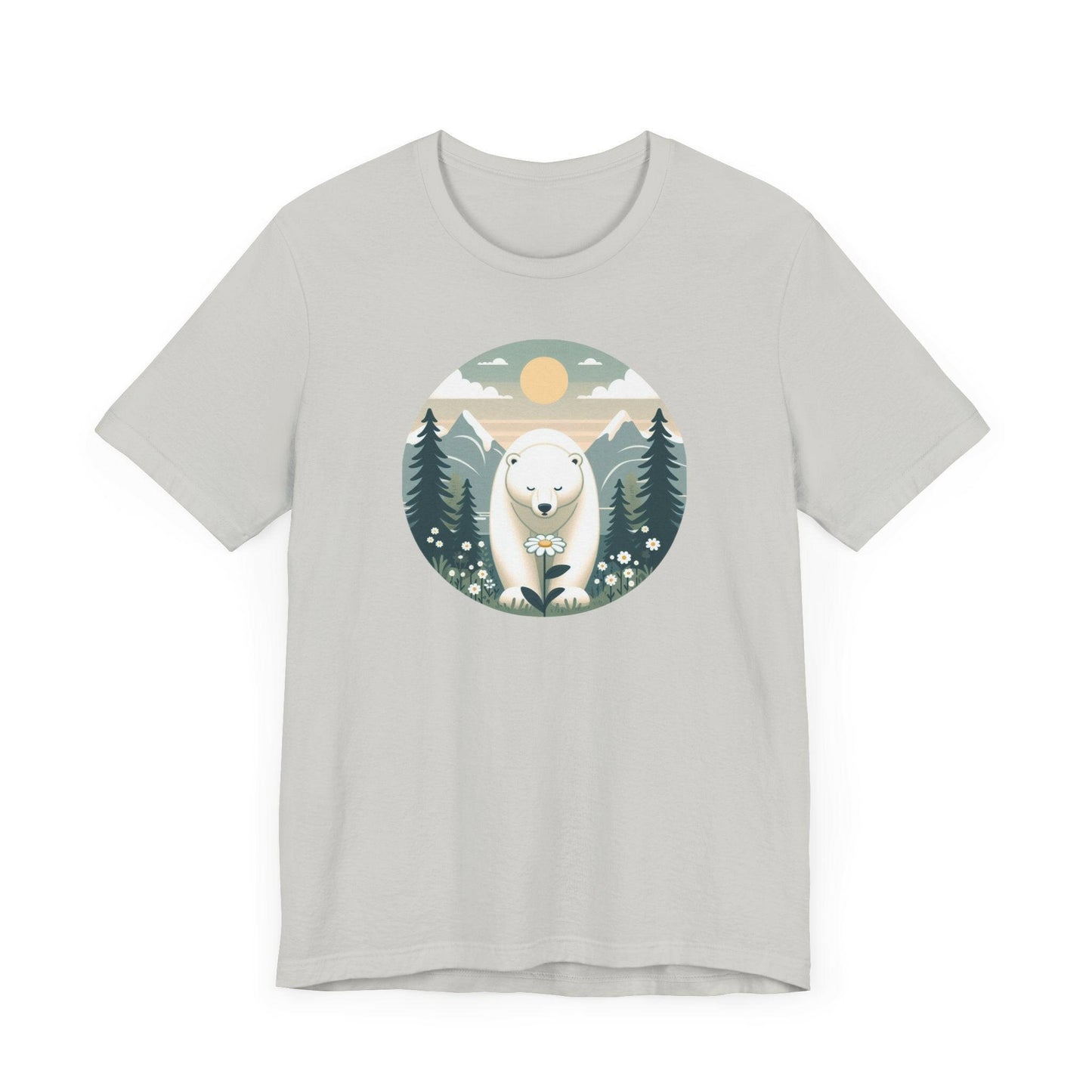 Polar Bear Tee - Cozy Nature-Inspired T-Shirt for Animal Lovers