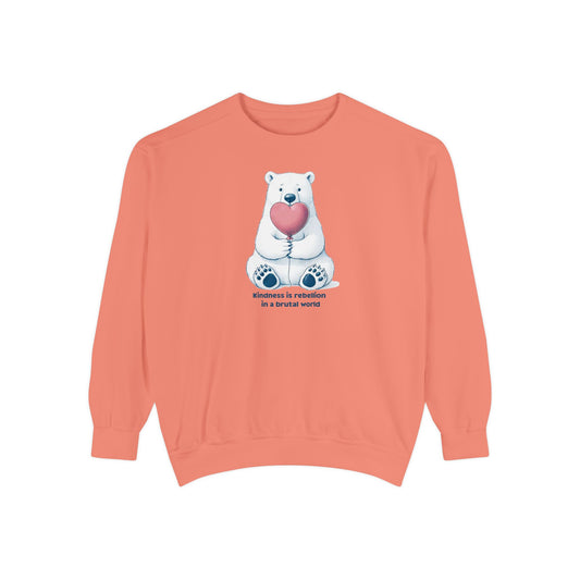 Comfort Colors Polar Bear Kindness Sweatshirt