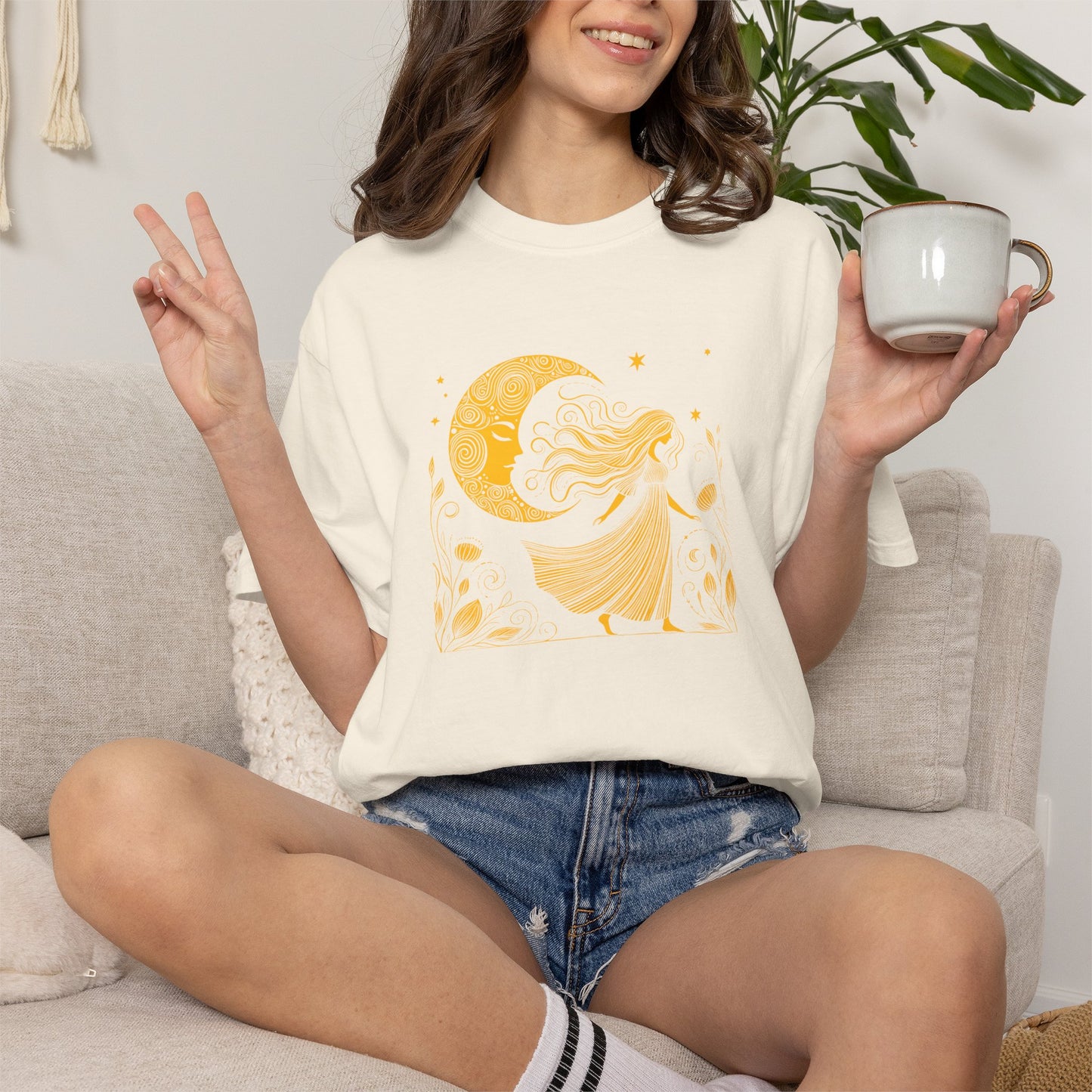 Golden Moon Wanderer Comfort Colors Tee