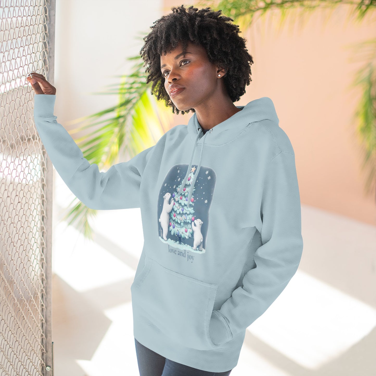 Love and Joy Polar Bears Hoodie