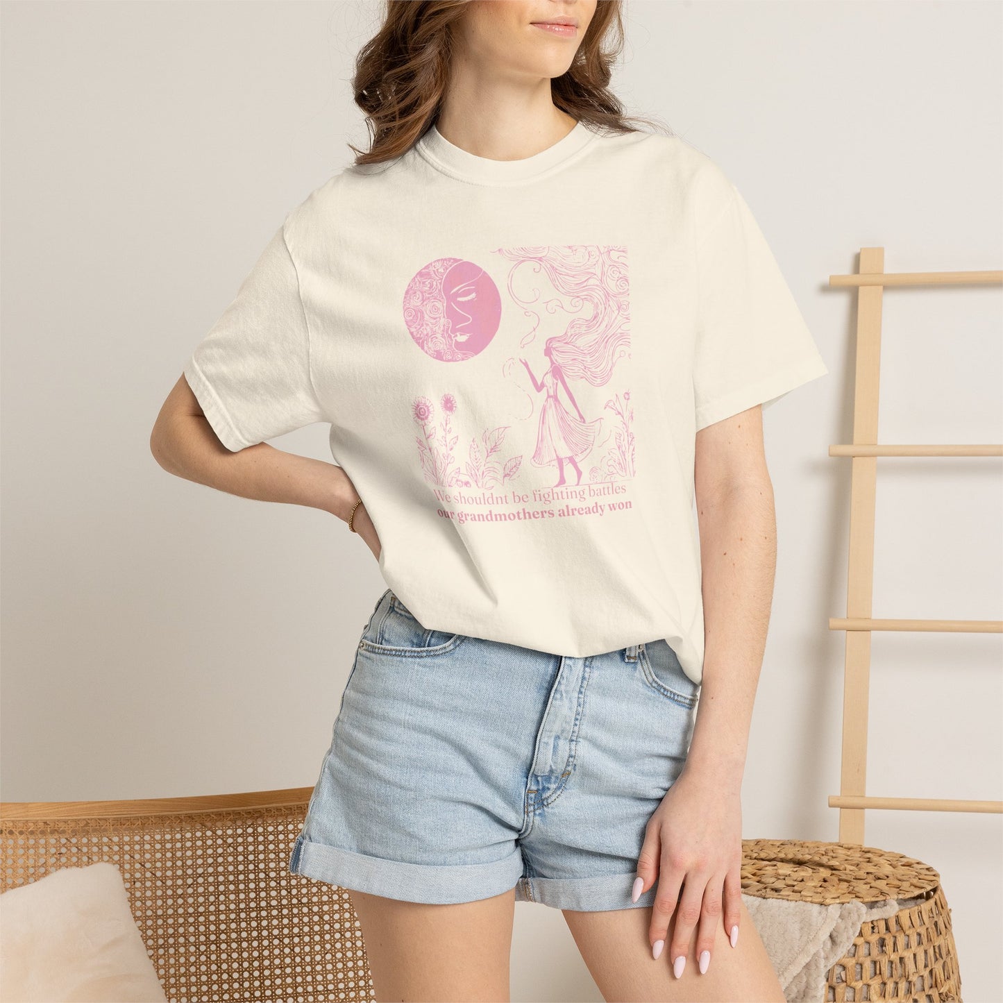 We Shouldn’t Be Fighting Battles Comfort Colors Tee Description