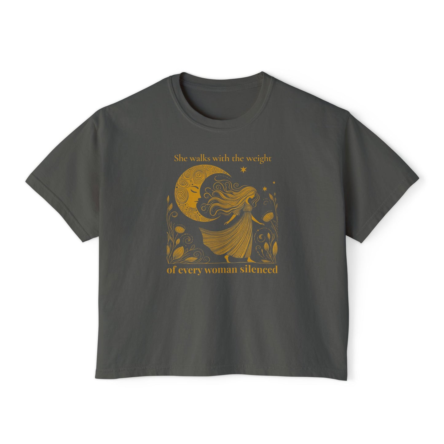 The Silenced Weight Signature Boxy Art Tee | Mystic Den