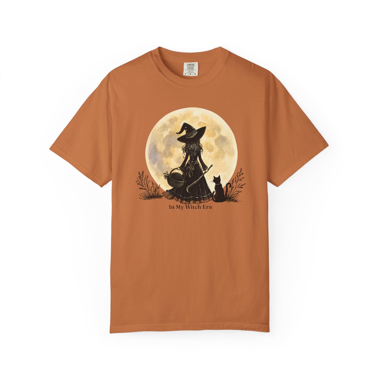 In My Witch Era Graphic Tee | Moon Witch Comfort Colors Shirt