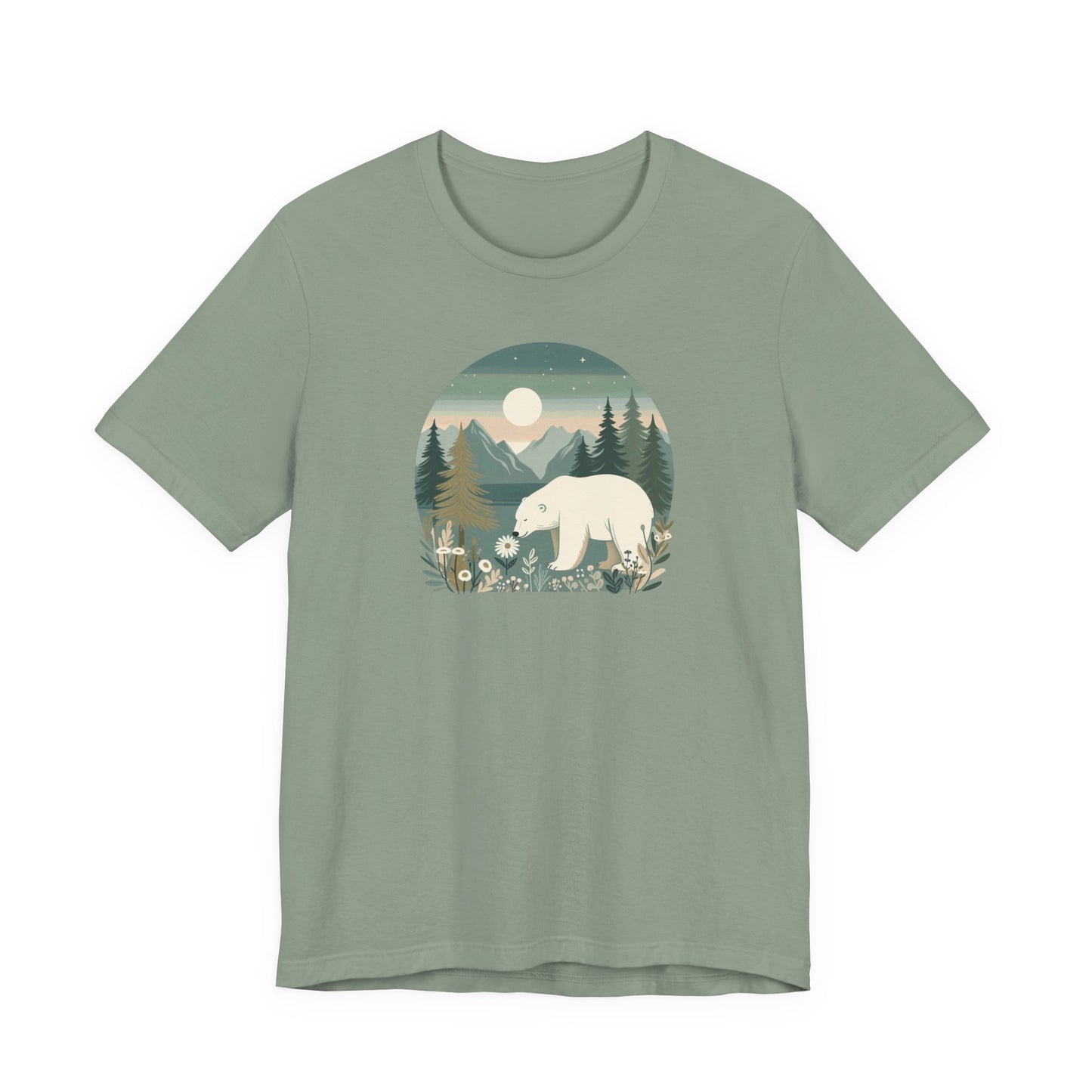 Moonlight Polar Bear Premium Tee | Polar Den Edition