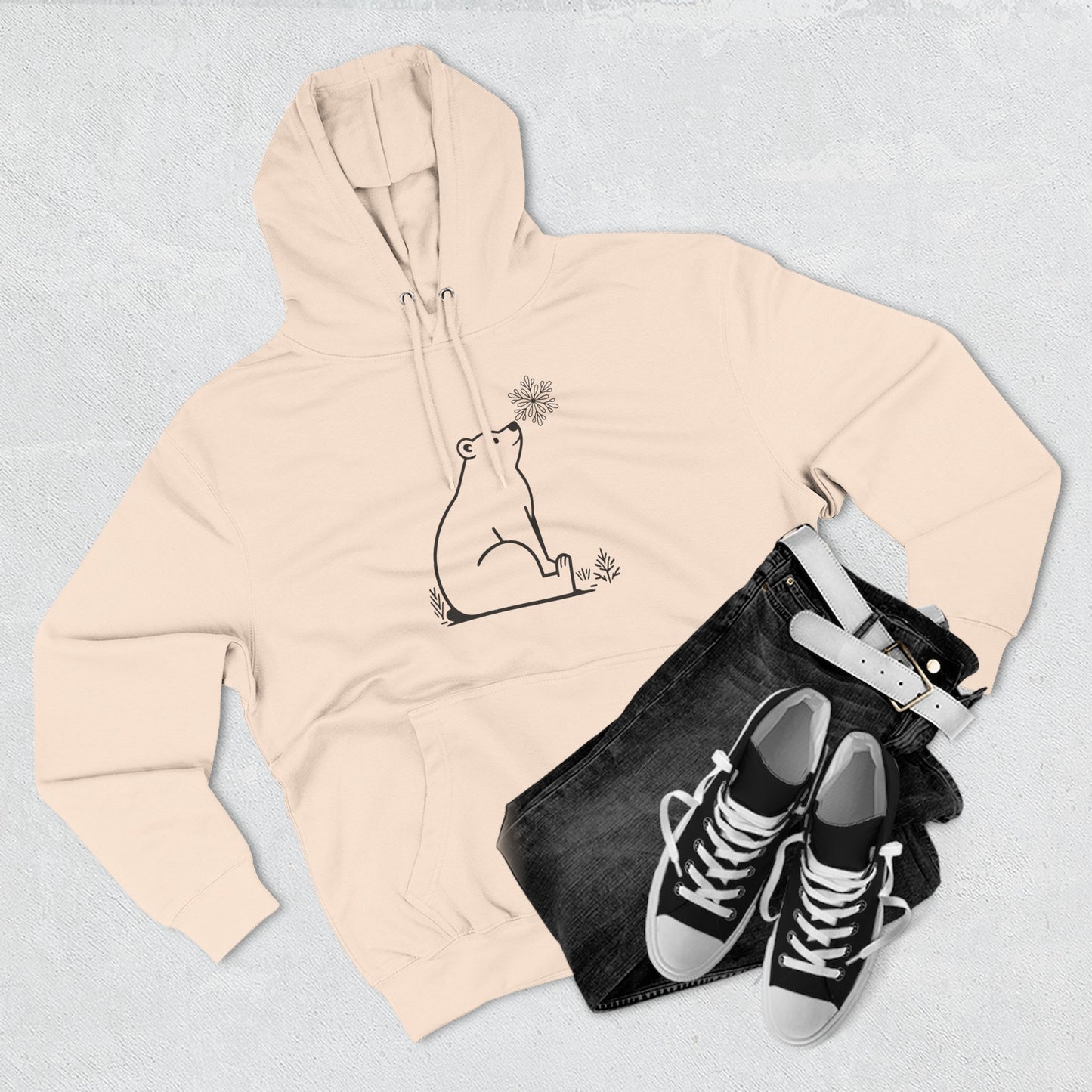 Snowflake Polar Bear Hoodie