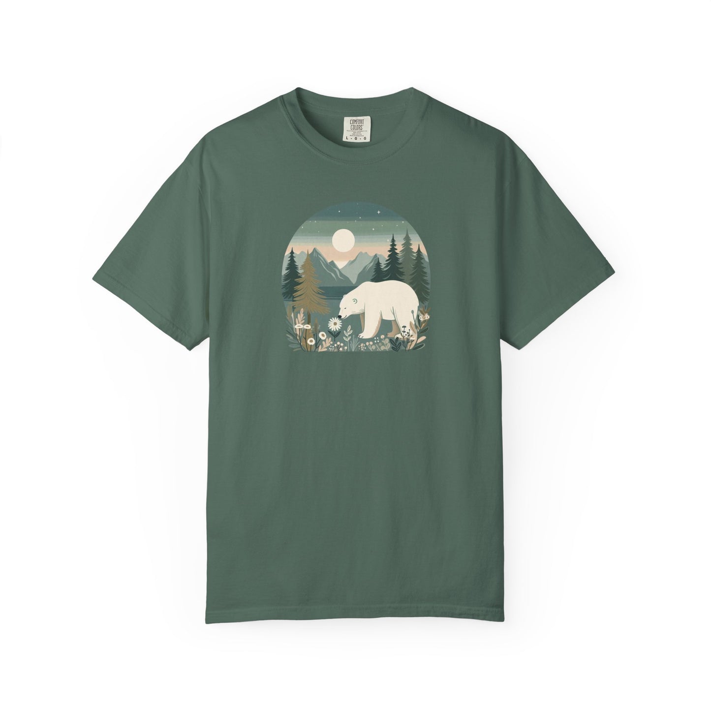 Polar Bear Wilderness Comfort Colors Tee