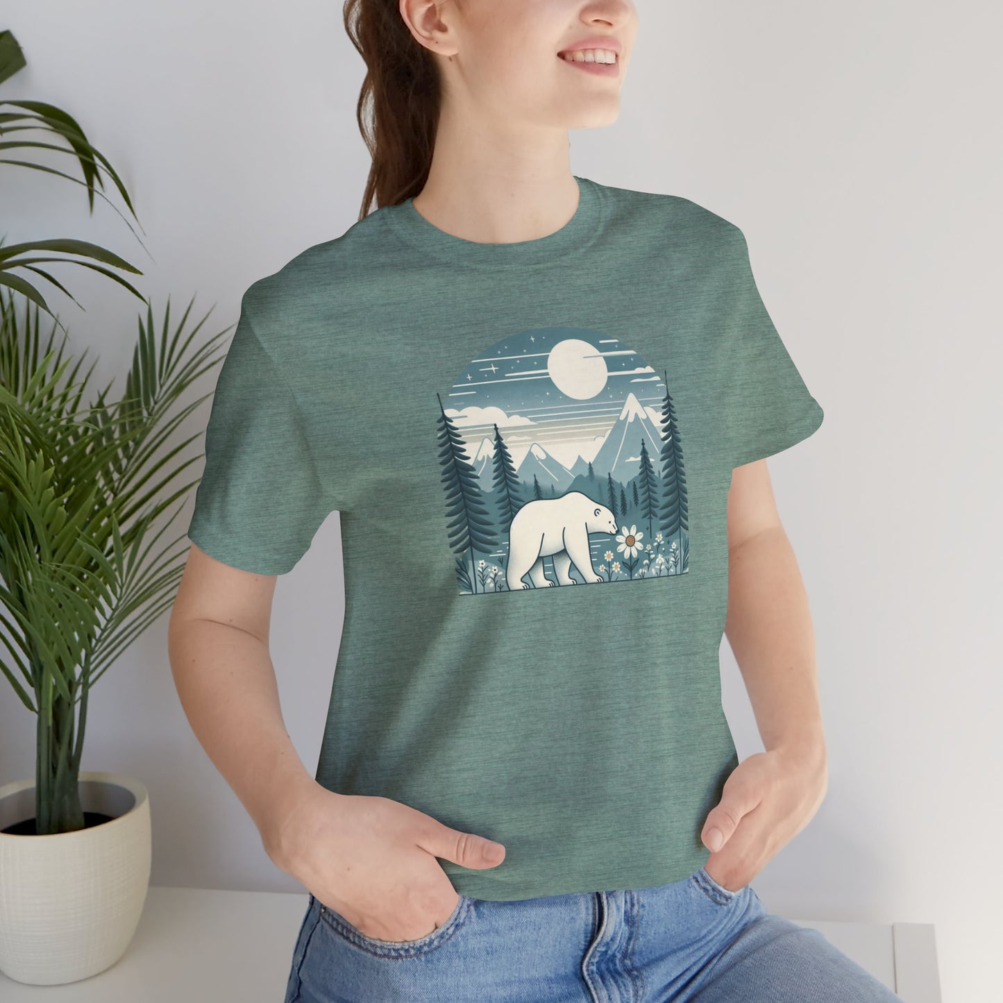 Polar Bear Mountain Forest Tee