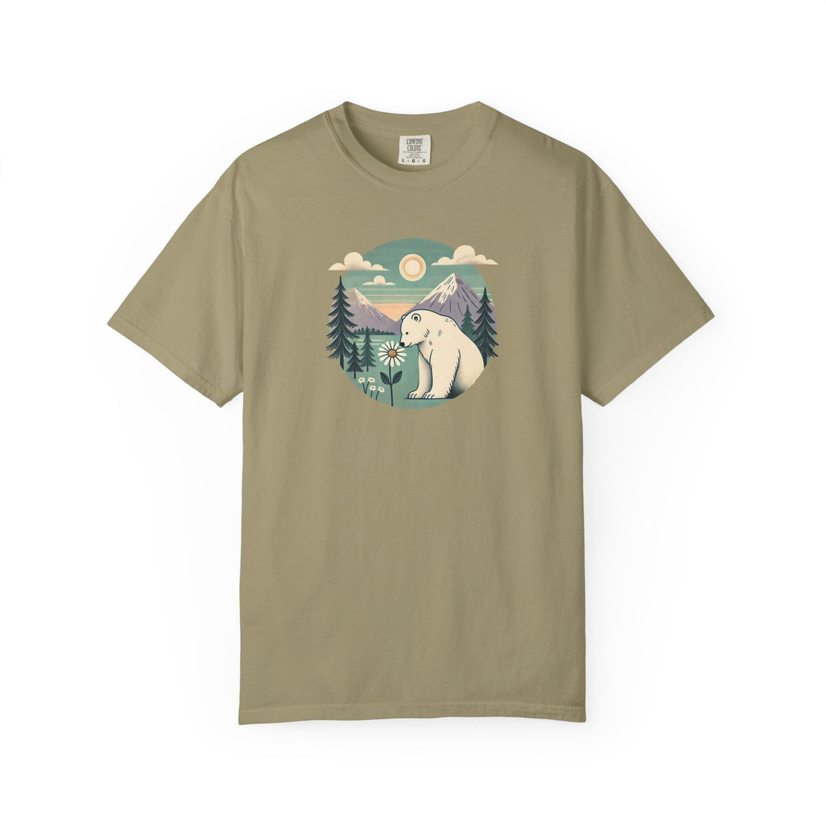 Polar Bear Mountain T-Shirt | Comfort Colors Tee