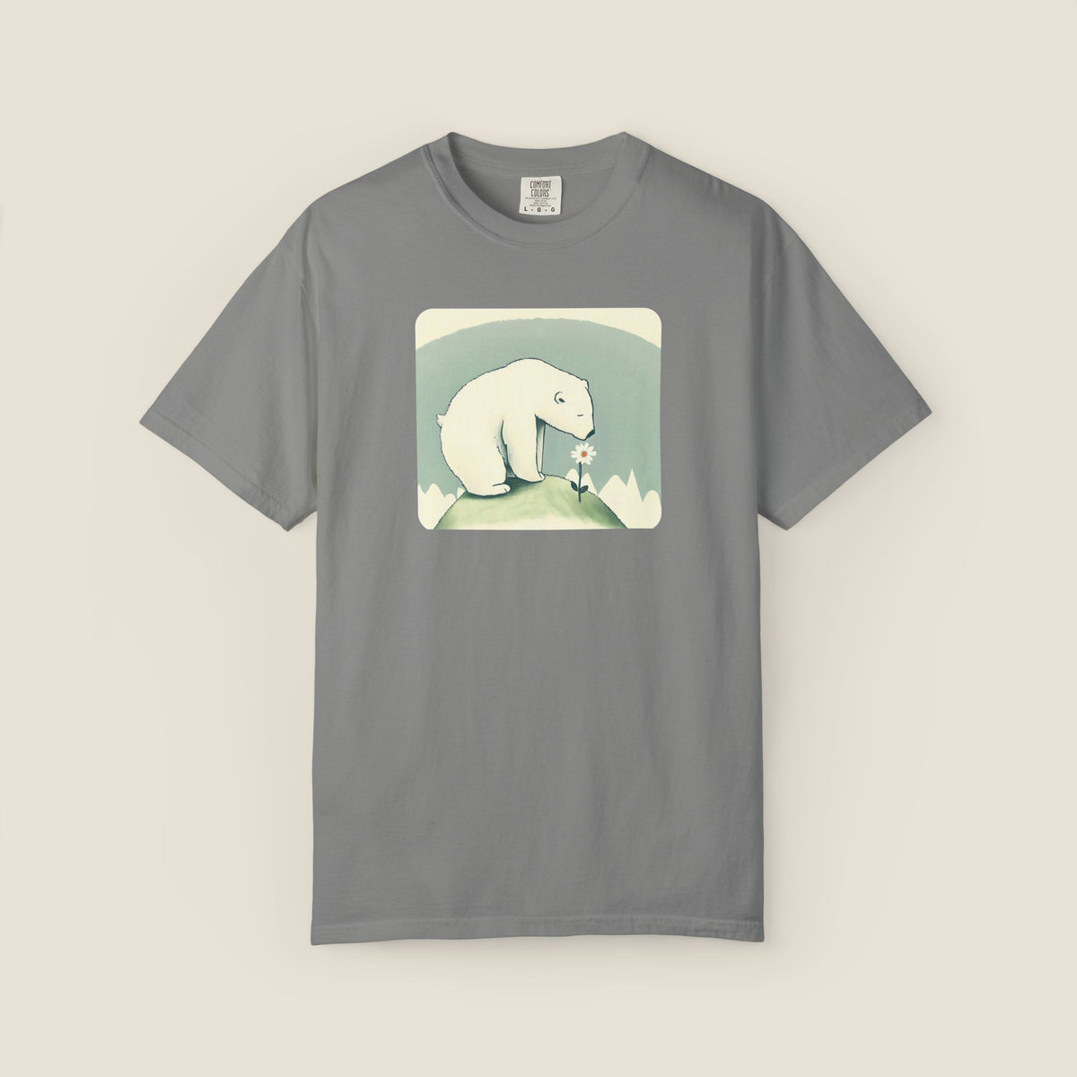 Polar Bear T-Shirt | Wildflower Comfort Colors Tee