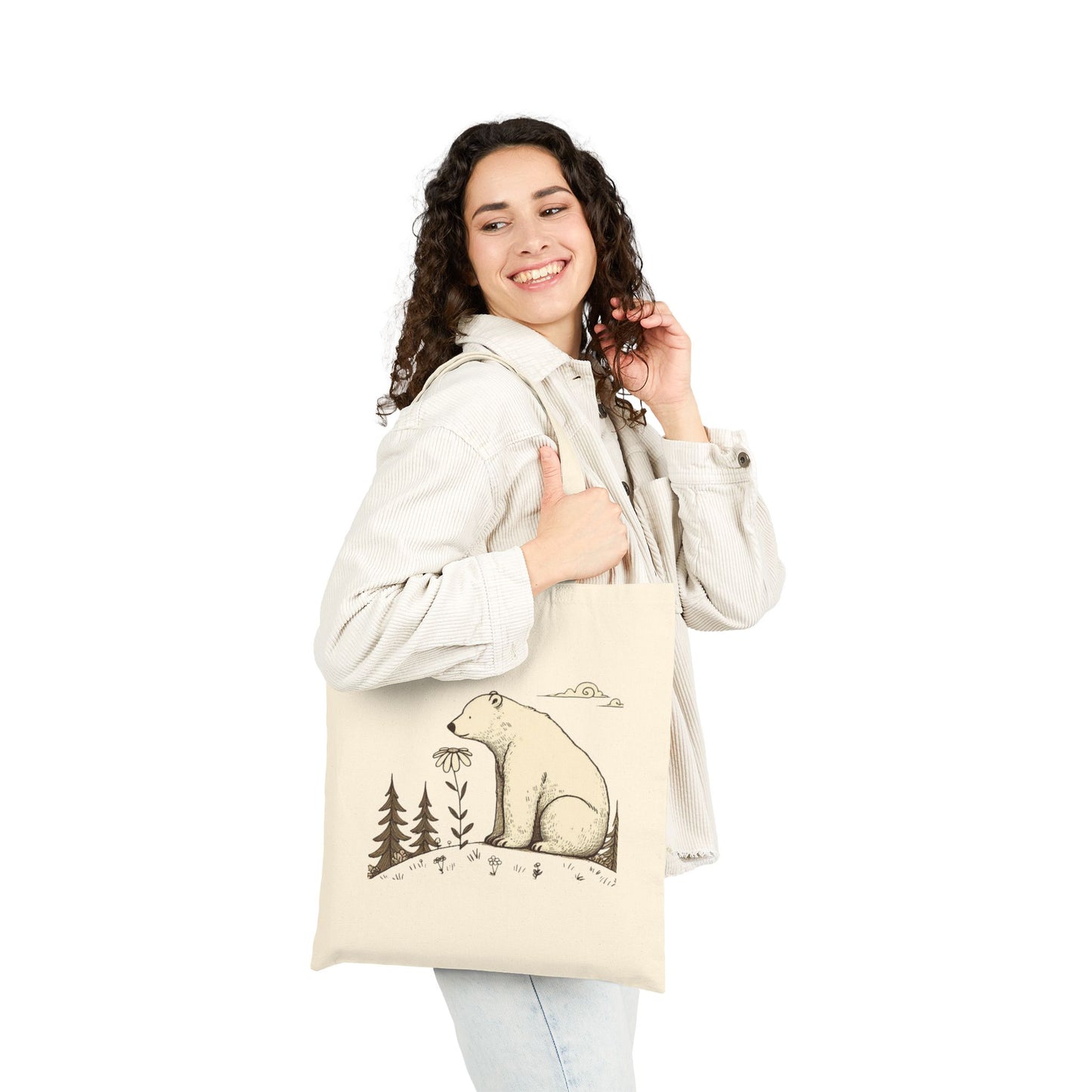 The Meadow Bear Tote Bag