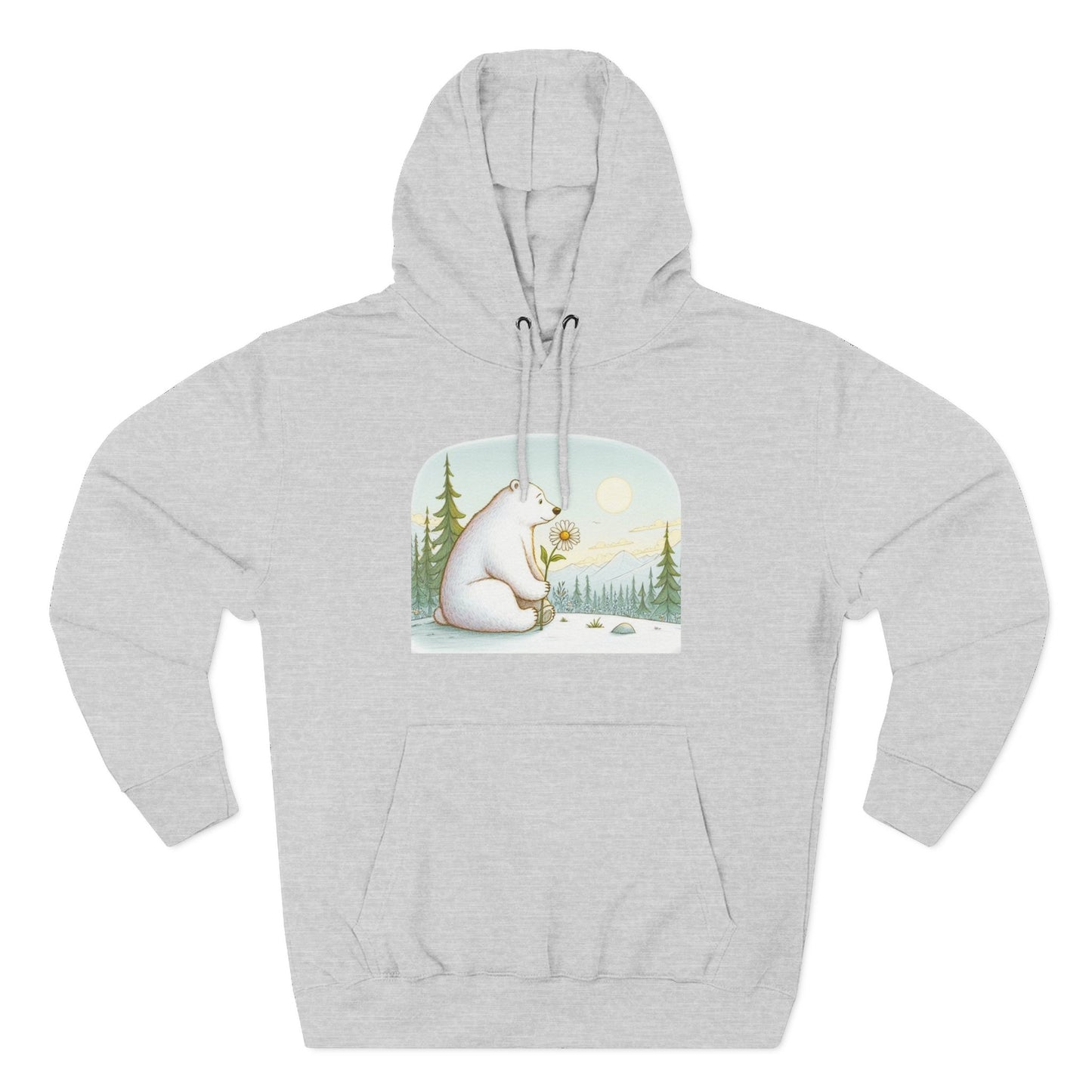Polar Bear Mountain View Meadow Hoodie