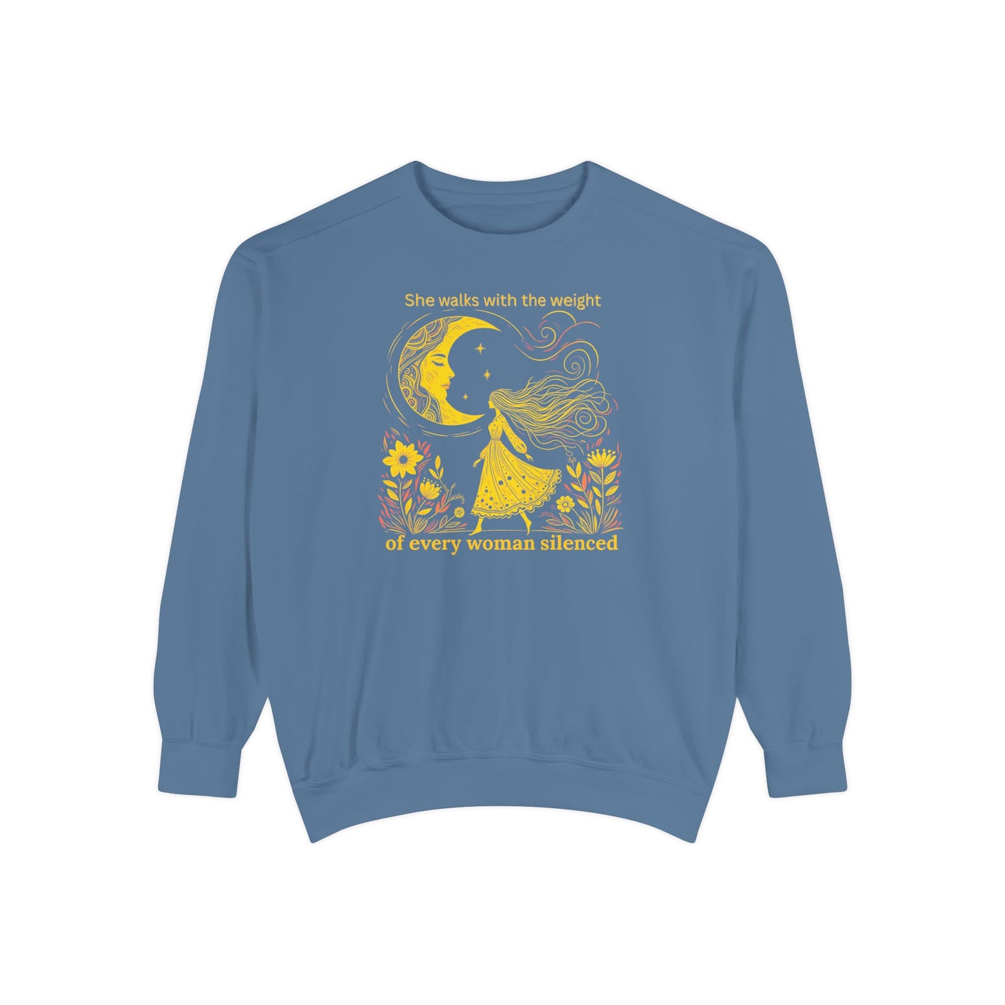 Comfort Colors She Walks With the Weight Sweatshirt