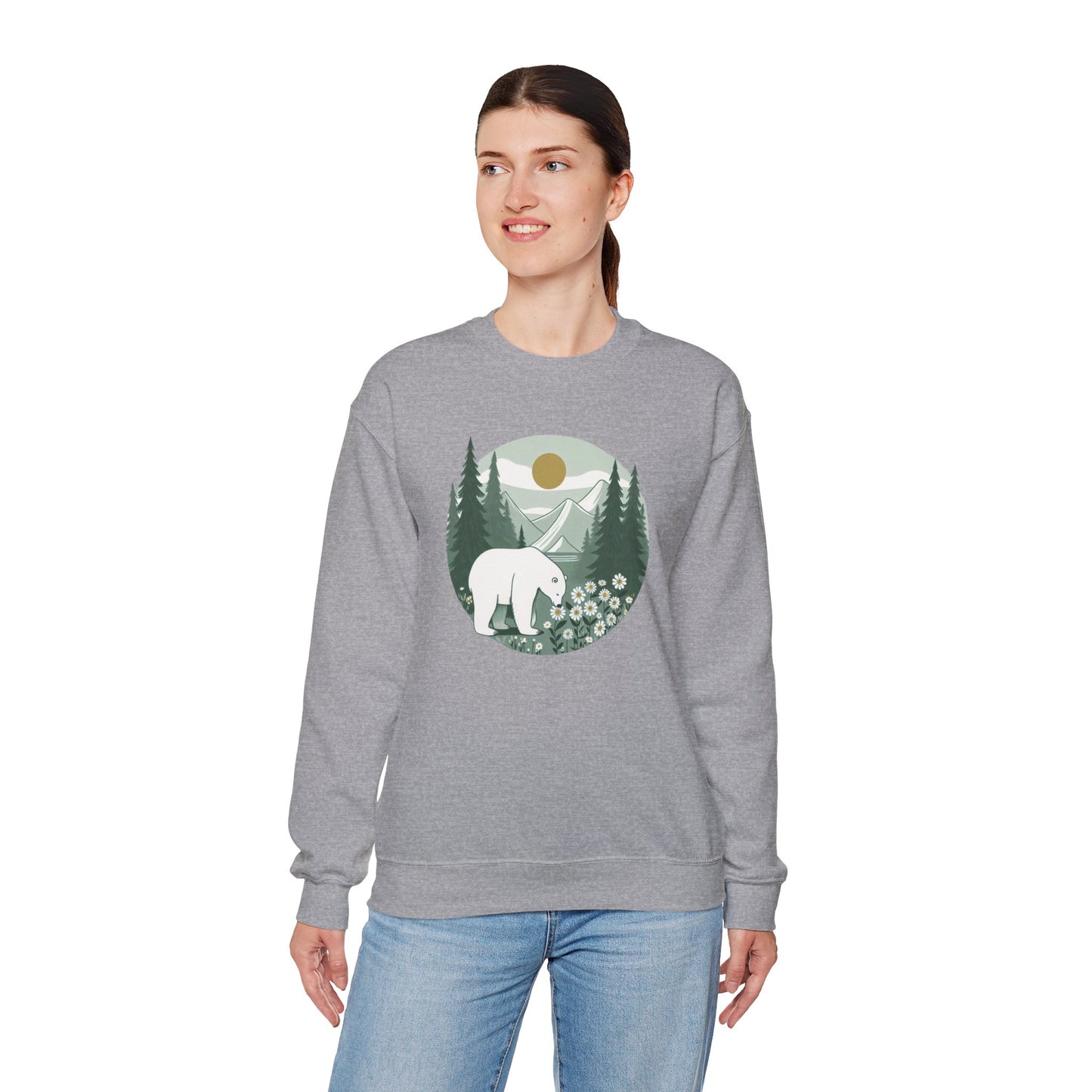 Polar Bear in the Pines Sweatshirt | Polar Den Edition