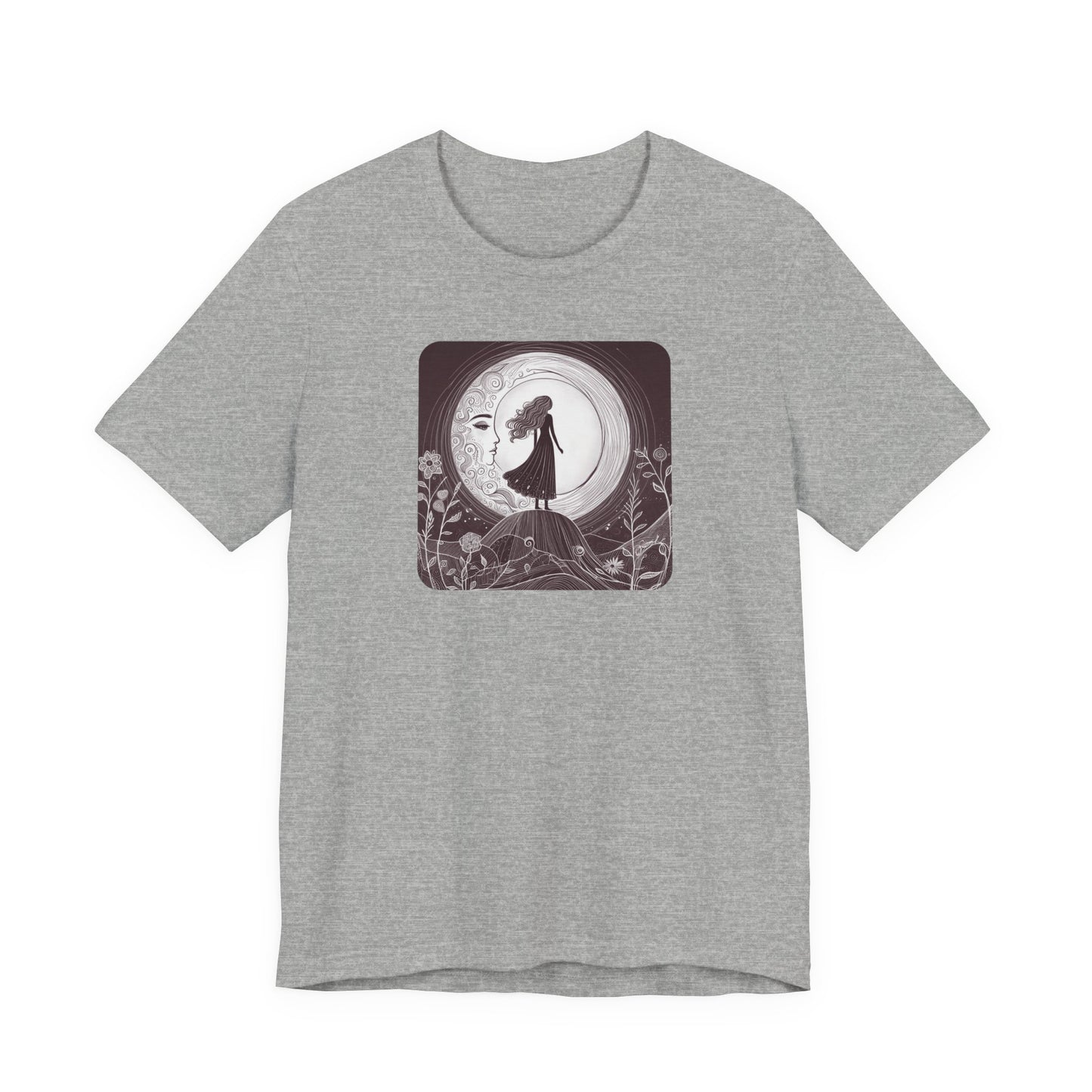 The Lunar Traveler Art-Only Premium Tee | Mystic Den Signature Series