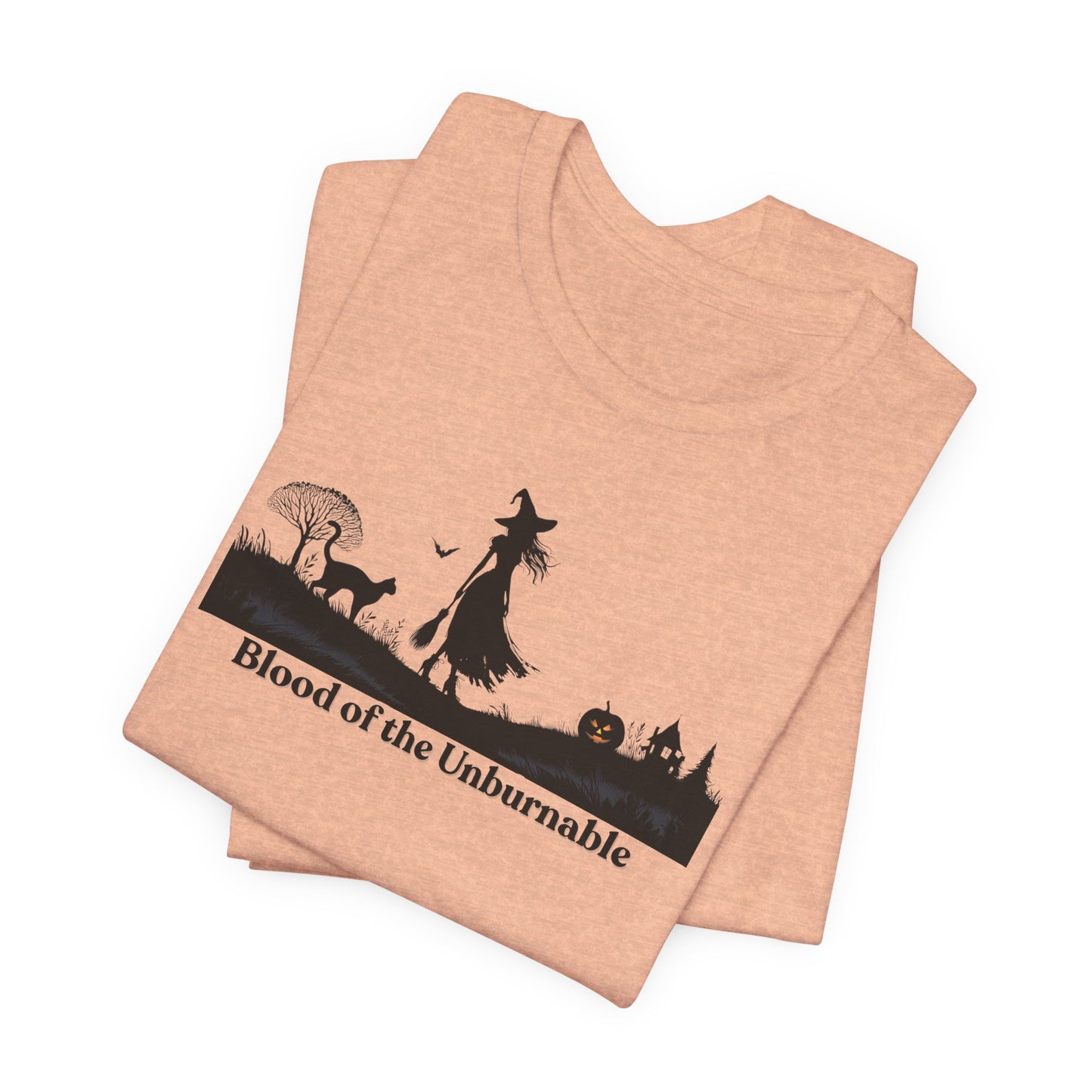 Enchanting Witchcraft T-Shirt | Blood of the Unburnable Witch T-Shirt | Spooky Halloween Graphic Tee