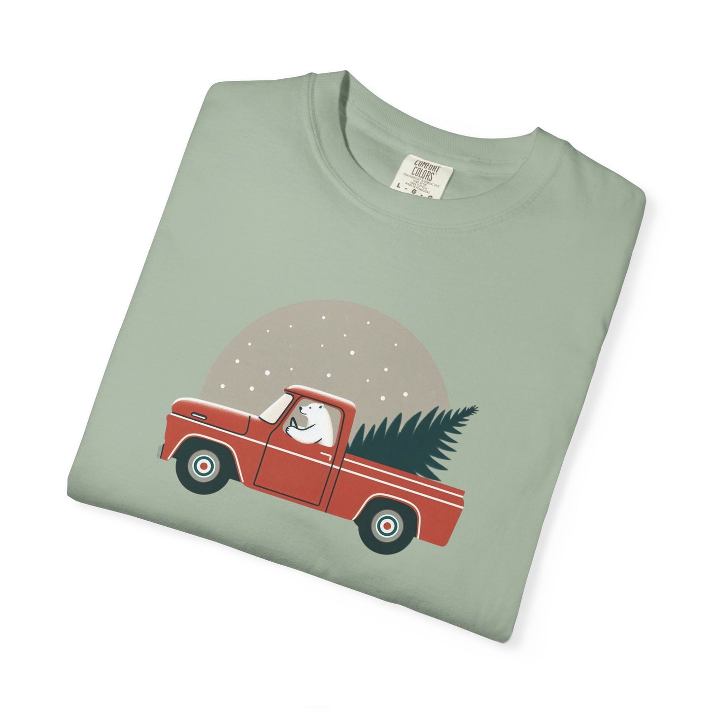 Vintage Polar Bear Christmas Truck Tee