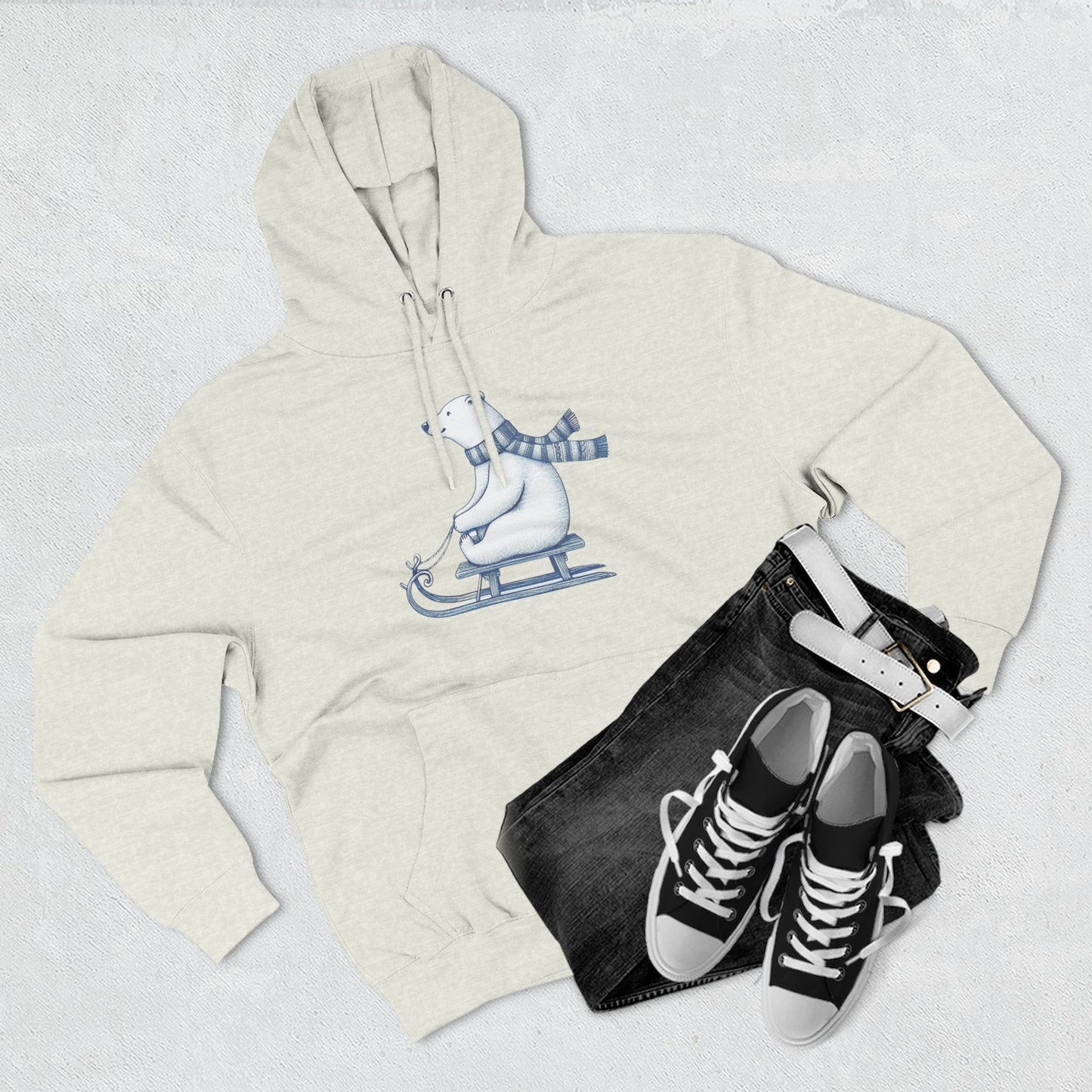 Polar Bear Sledding Hoodie
