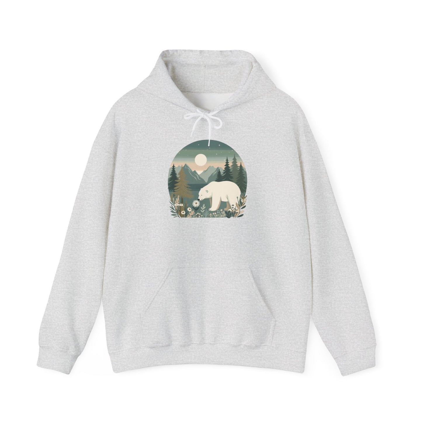 Moonlight Polar Bear Hoodie | Polar Den Edition