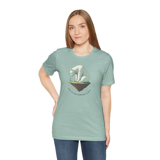When the Wild Disappears – Polar Bear & Daisy T-Shirt