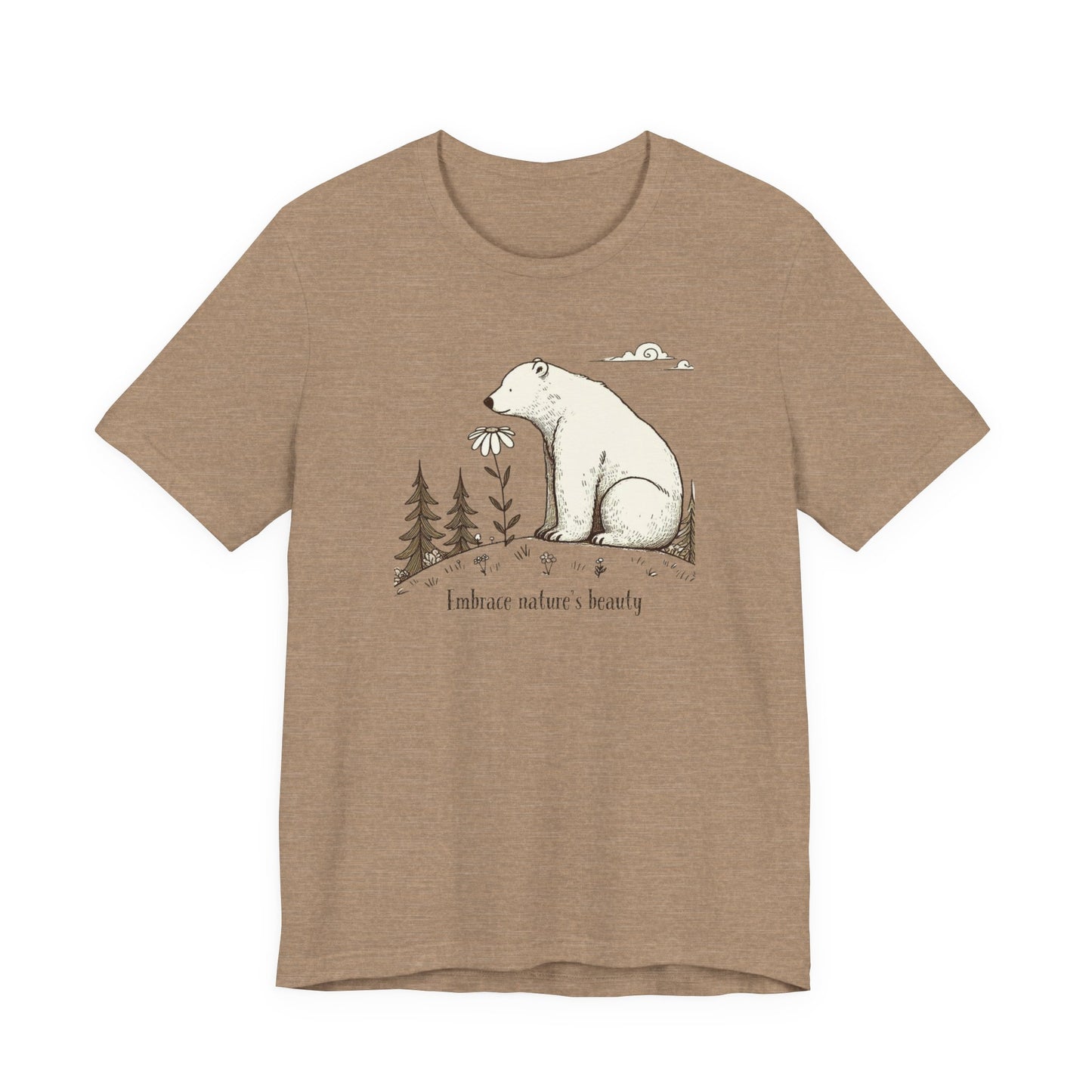 Polar Bear Nature Tee | Embrace Nature’s Beauty Shirt