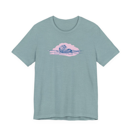 Sun-Kissed Sea Otter Premium Tee | Coastal Den Edition