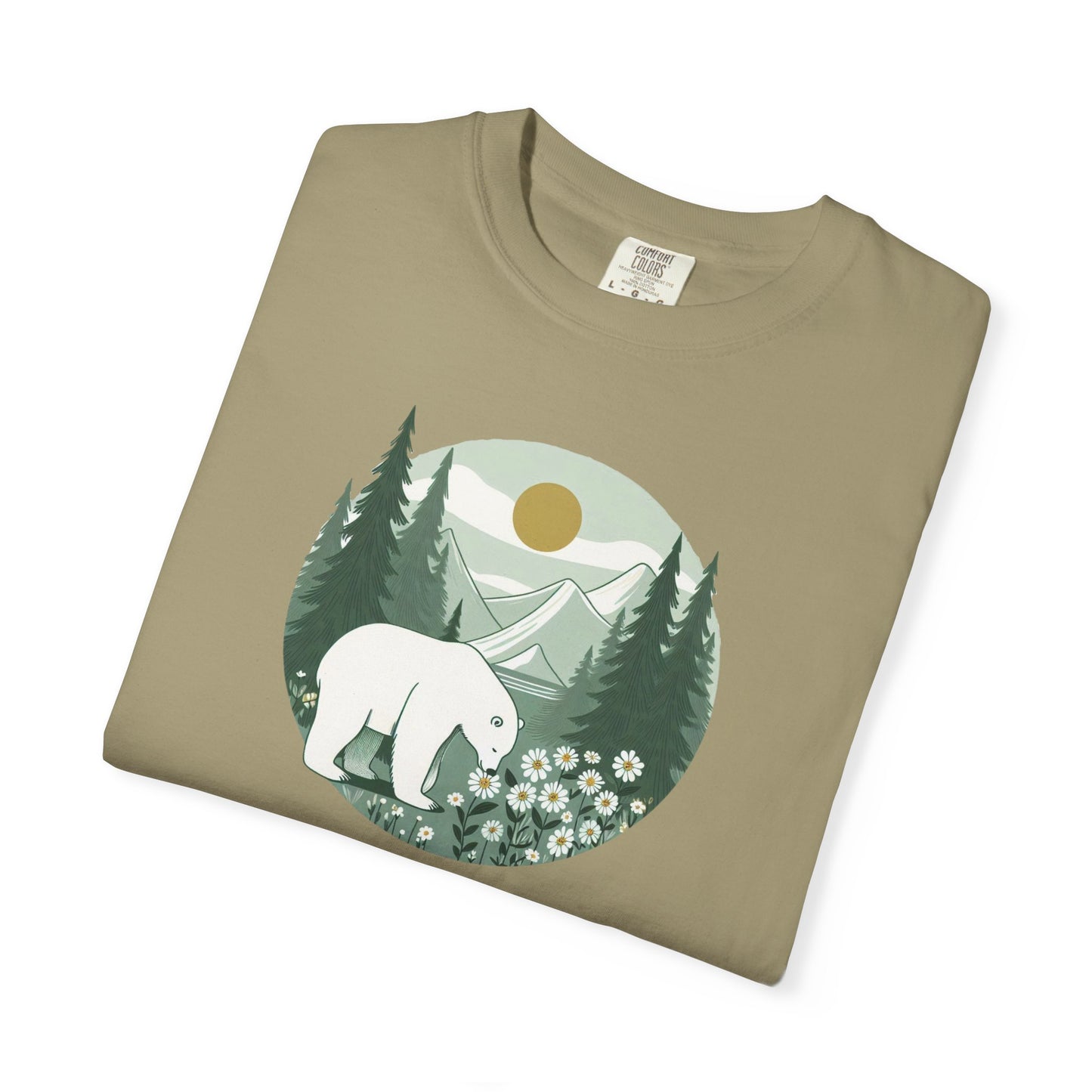 Polar Bear Mountain Meadow Comfort Colors Tee