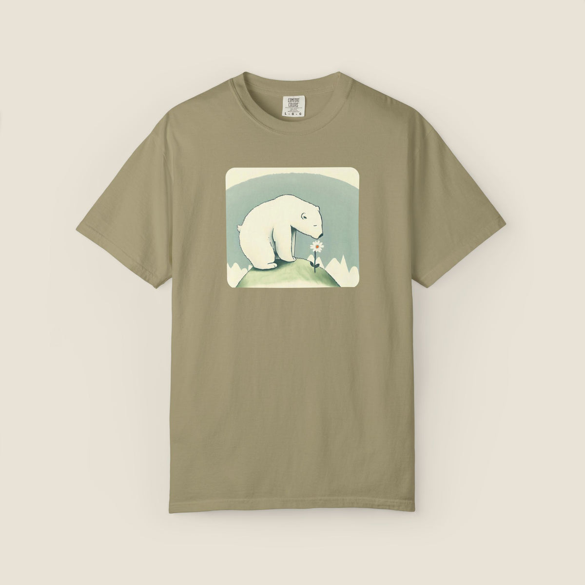 Polar Bear T-Shirt | Wildflower Comfort Colors Tee