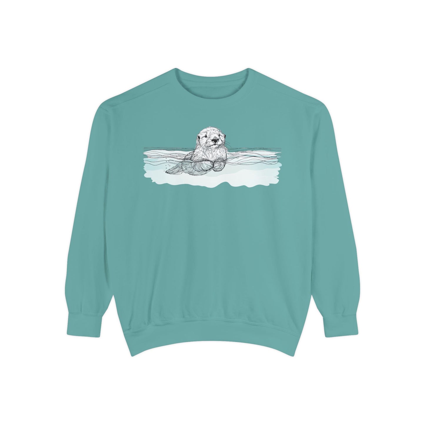 Sea Otter Floating Sweatshirt