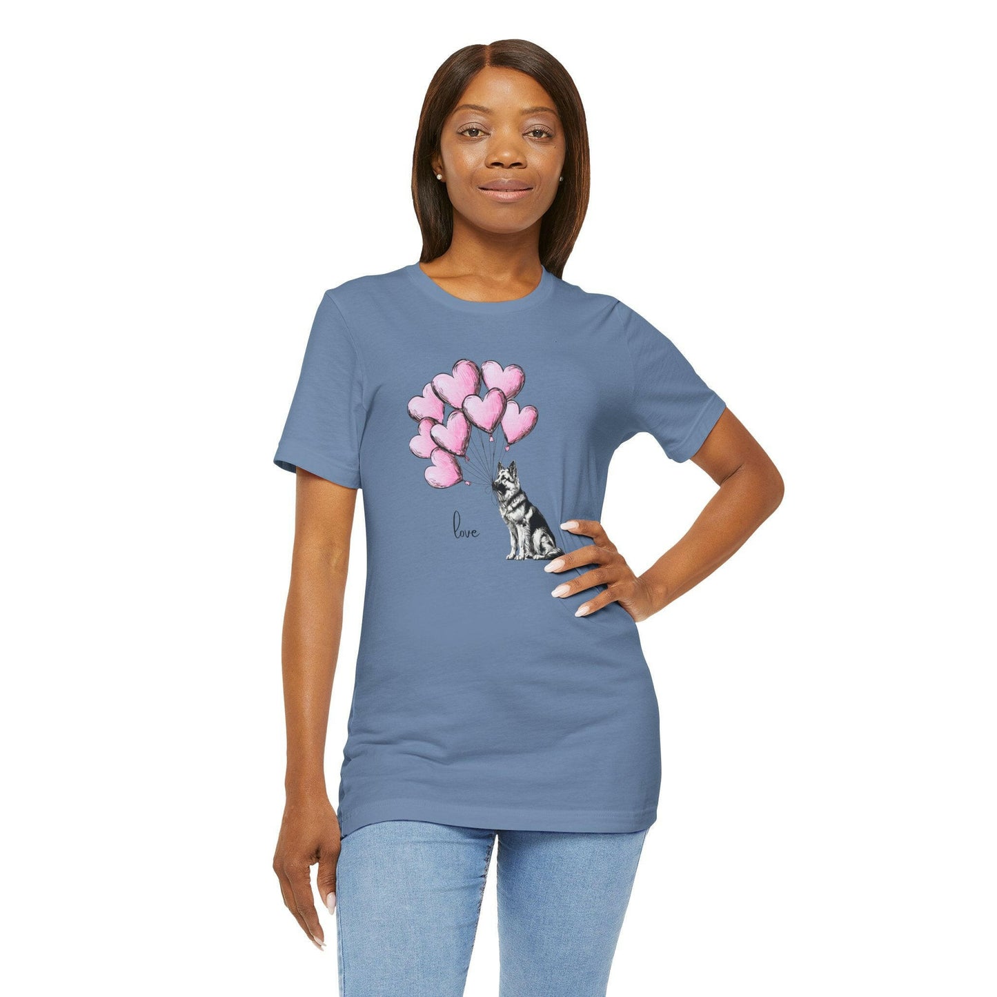 German Shephard Dog Lover Balloon Tee - Stompy Paws