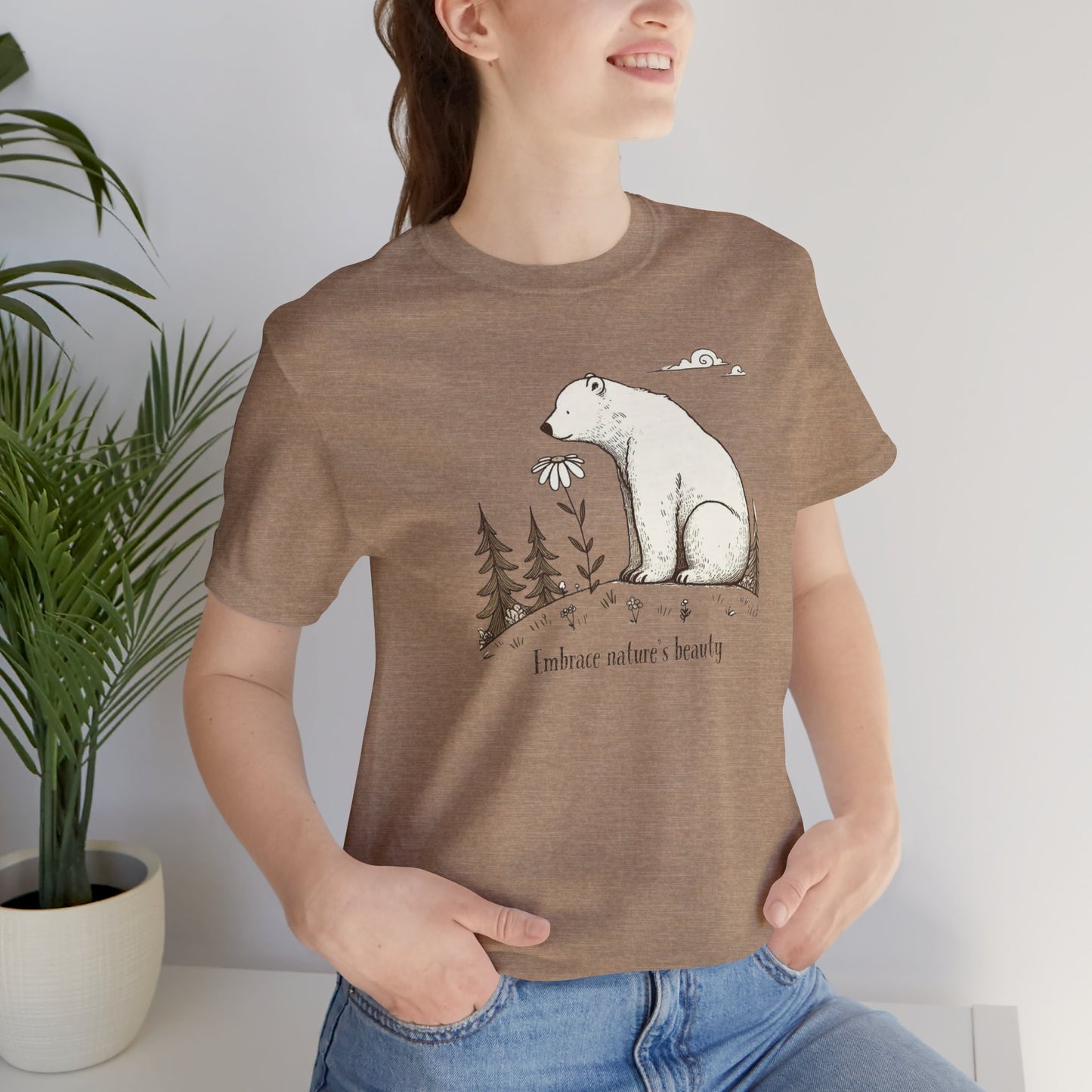 Polar Bear Nature Tee | Embrace Nature’s Beauty Shirt