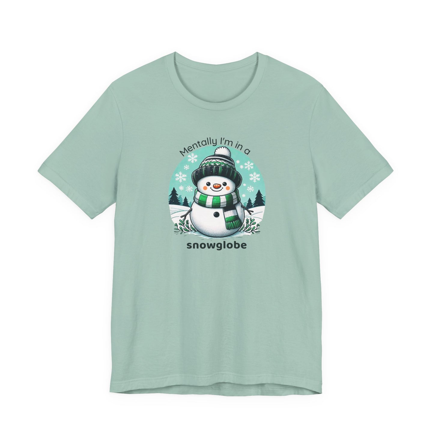 Snowglobe Snowman T-Shirt